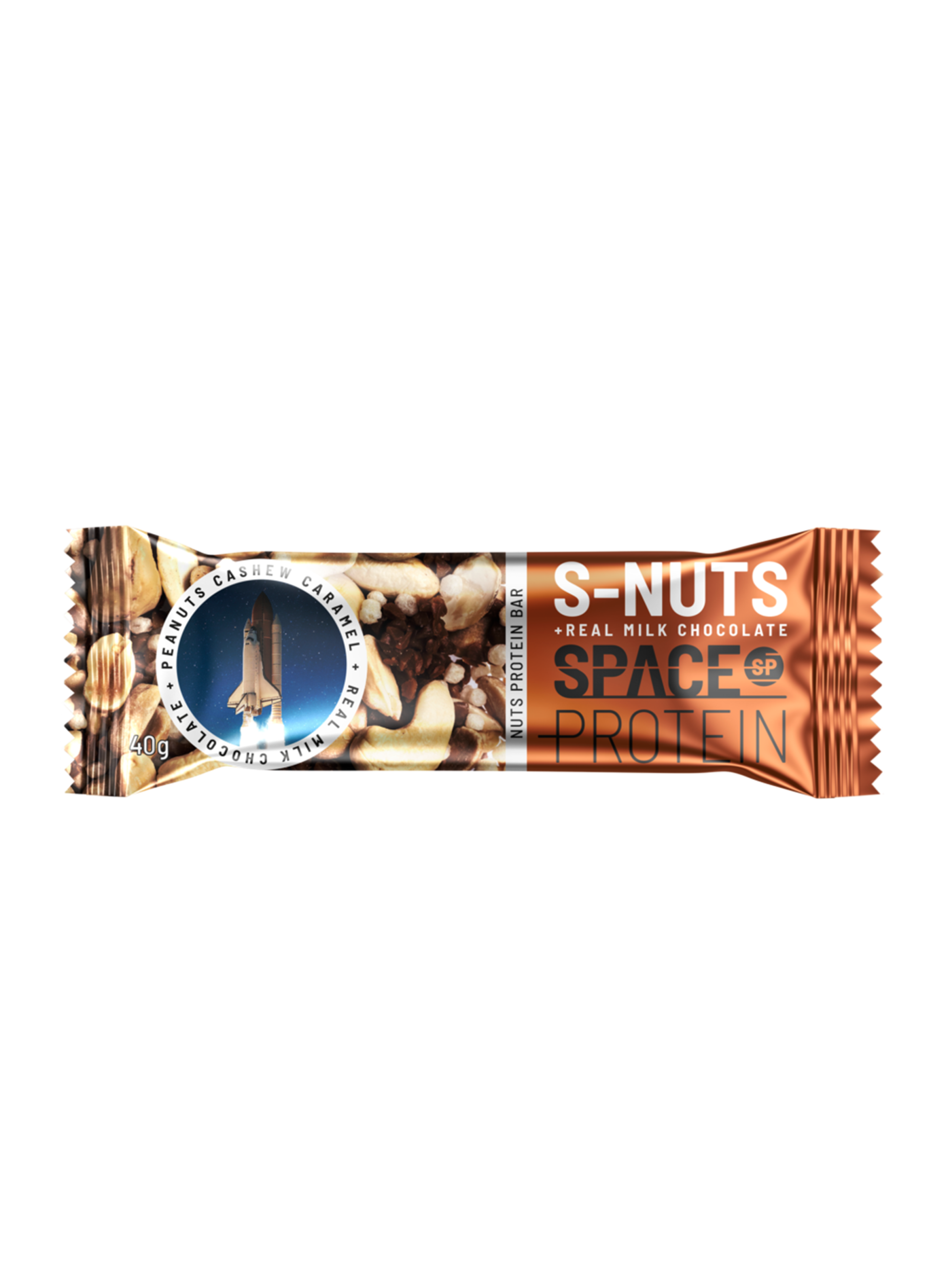 Barra de Proteina S NUTS 40 g Cashew Caramel -0