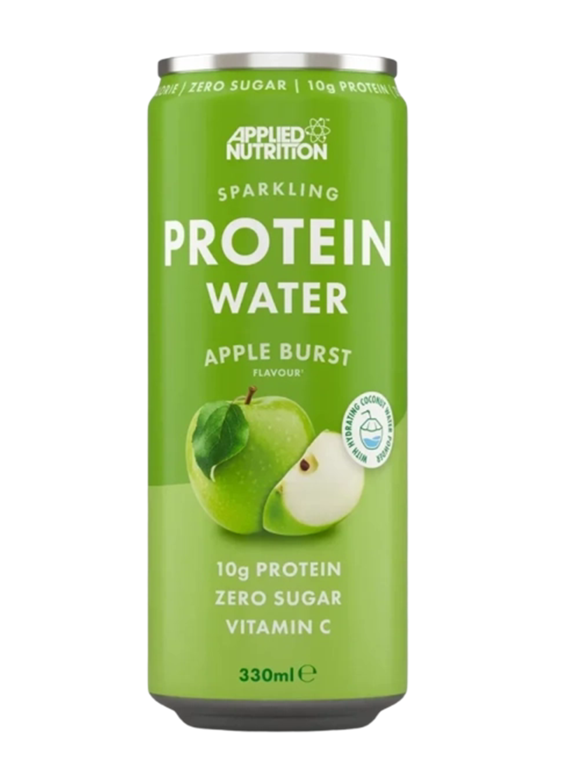Agua Proteica con gas 330 ml Apple Burst-0