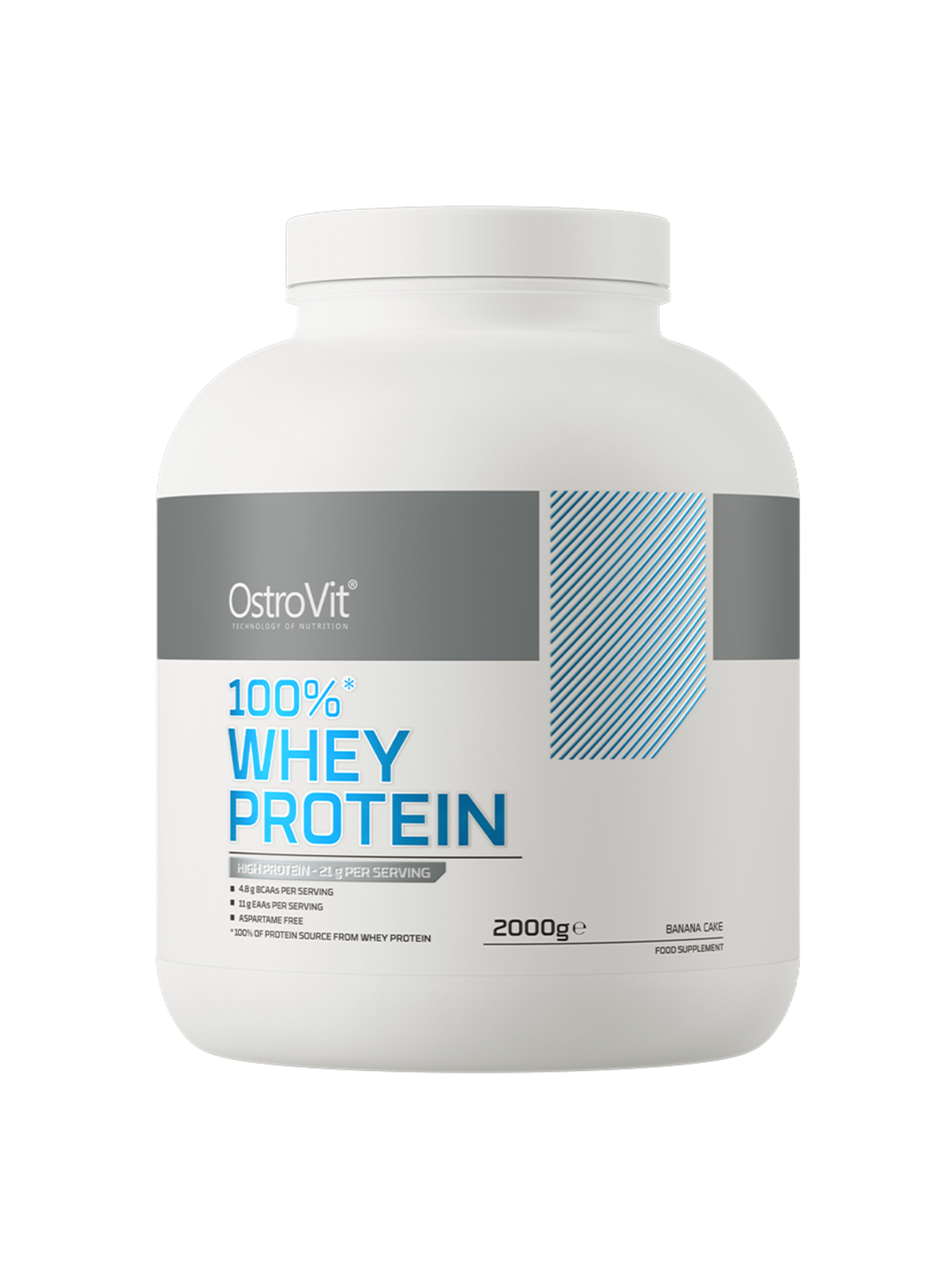 Ostrovit Proteina 100% Whey 2000 G Banana Cake -0