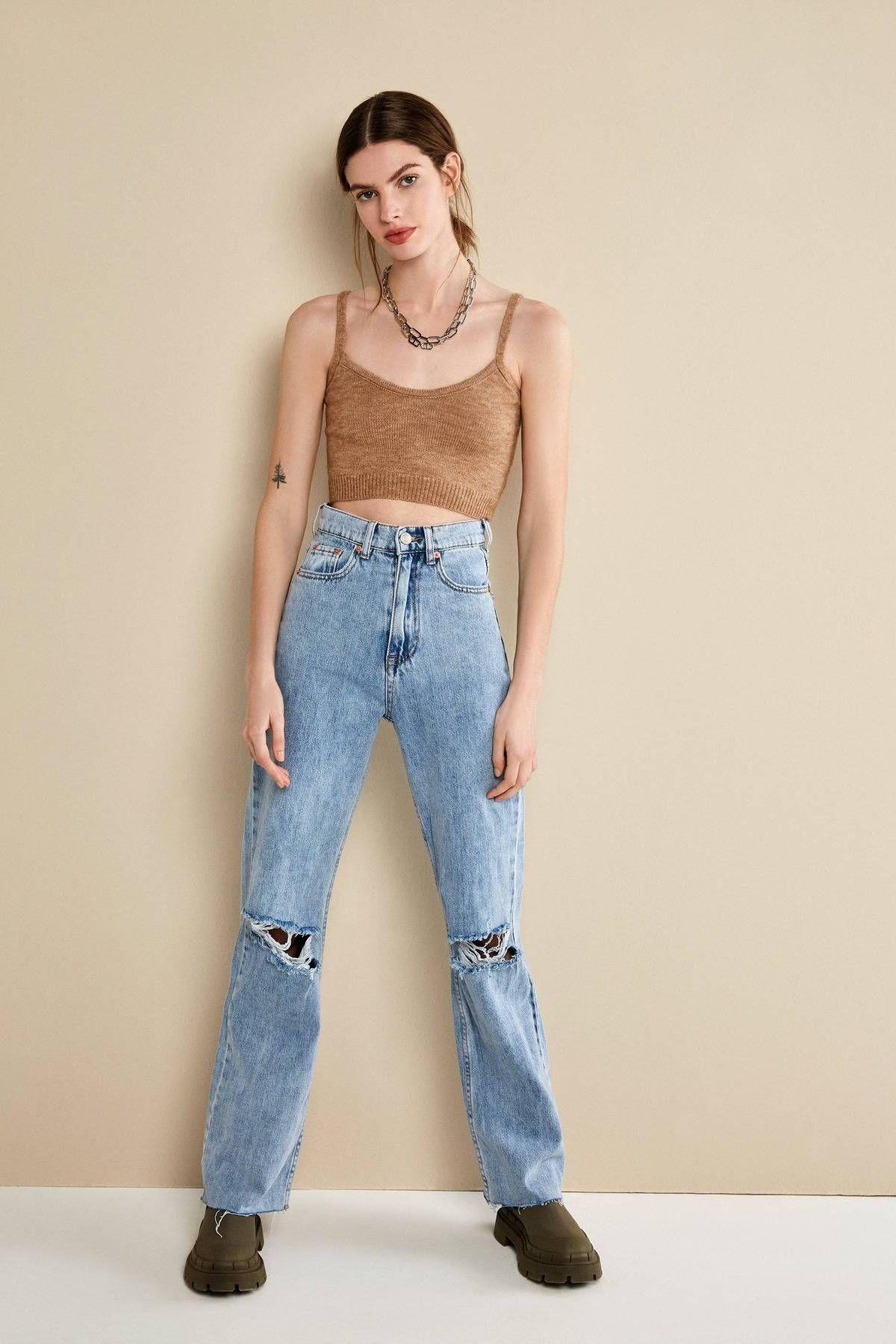 Pantalon denim Hat-0