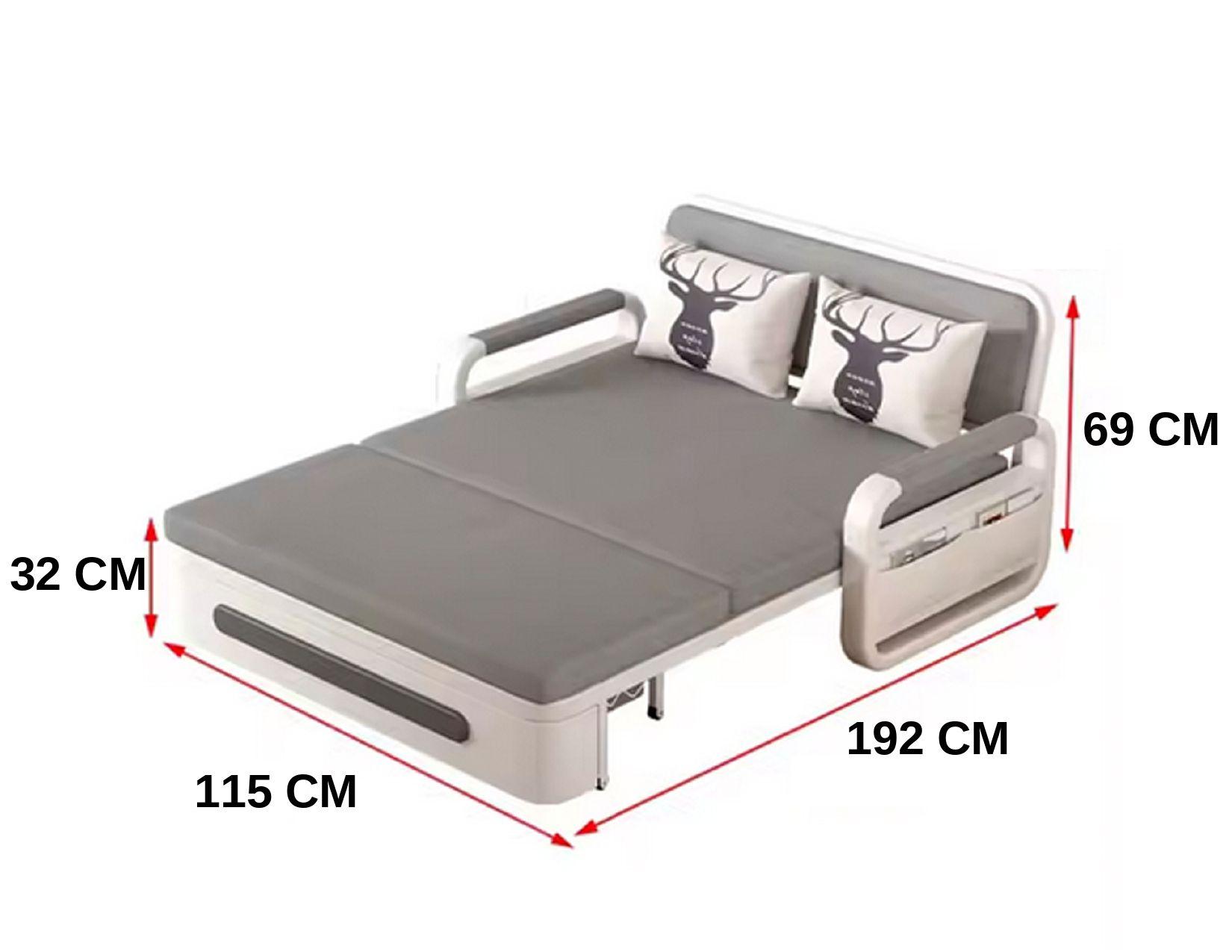 Futón Steel Blanco Marengo-6