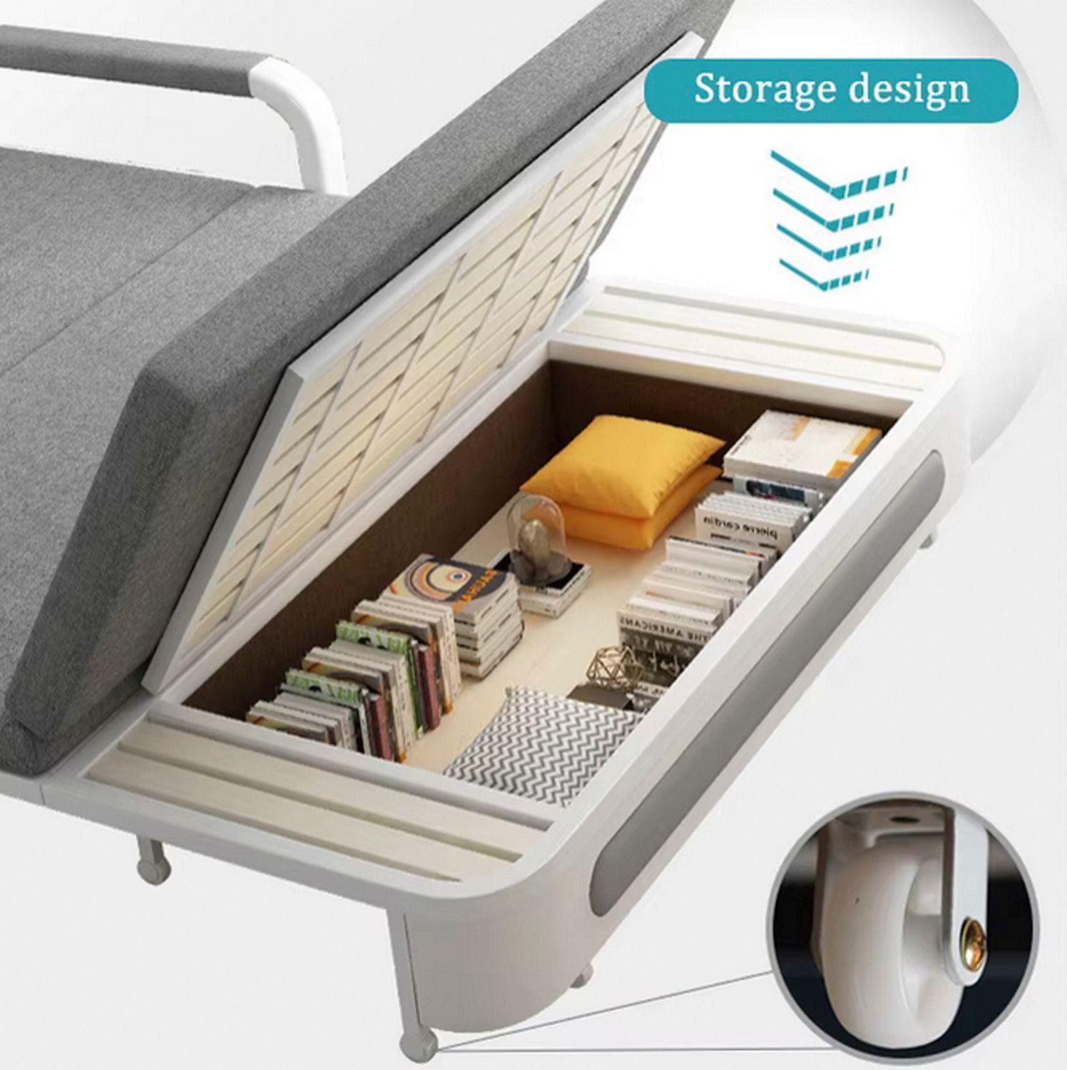 Futón Steel Blanco Beige-3