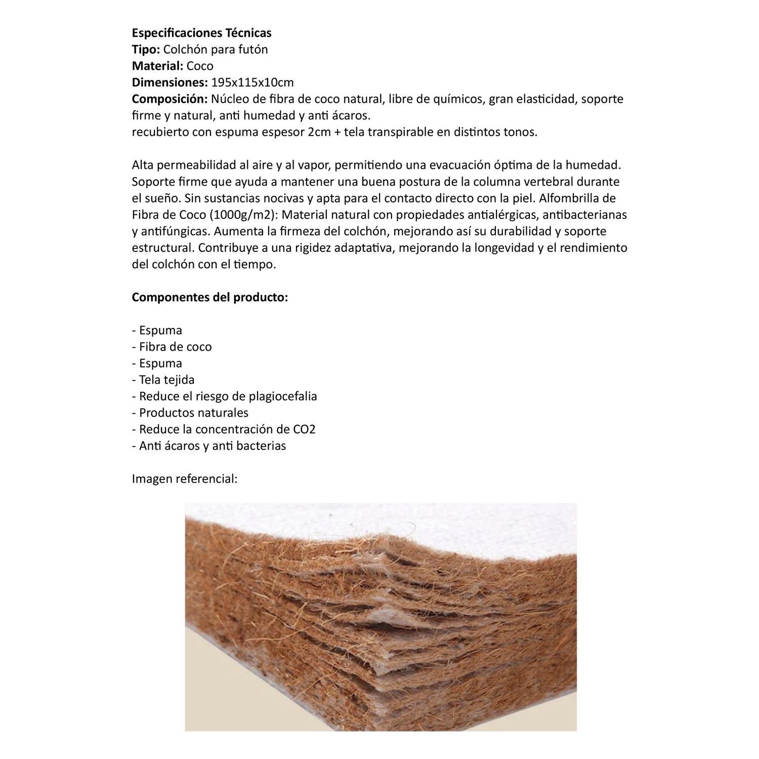 Futón Steel Blanco Beige-7