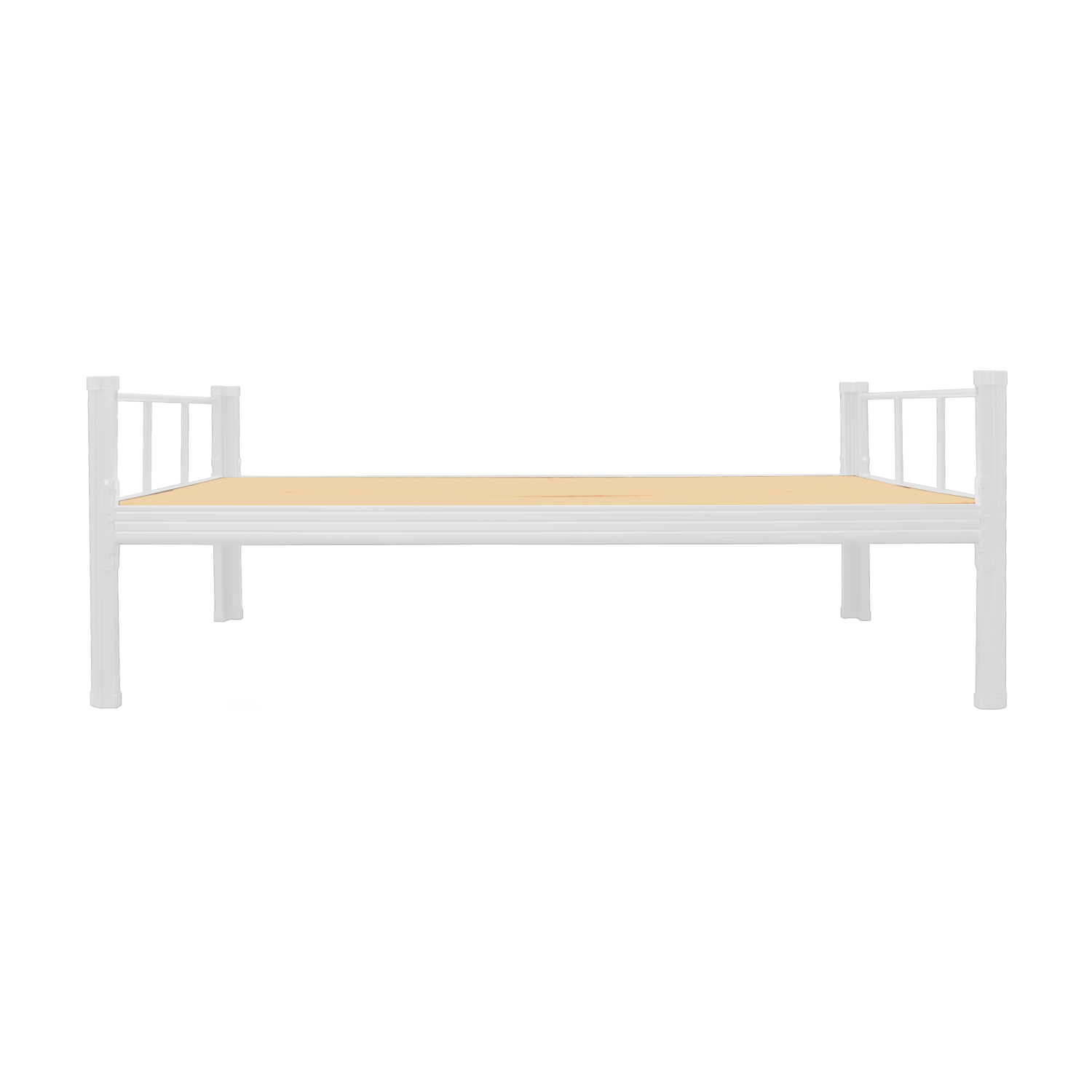 Cama alta + cama baja Strong 1 plaza blanco-2
