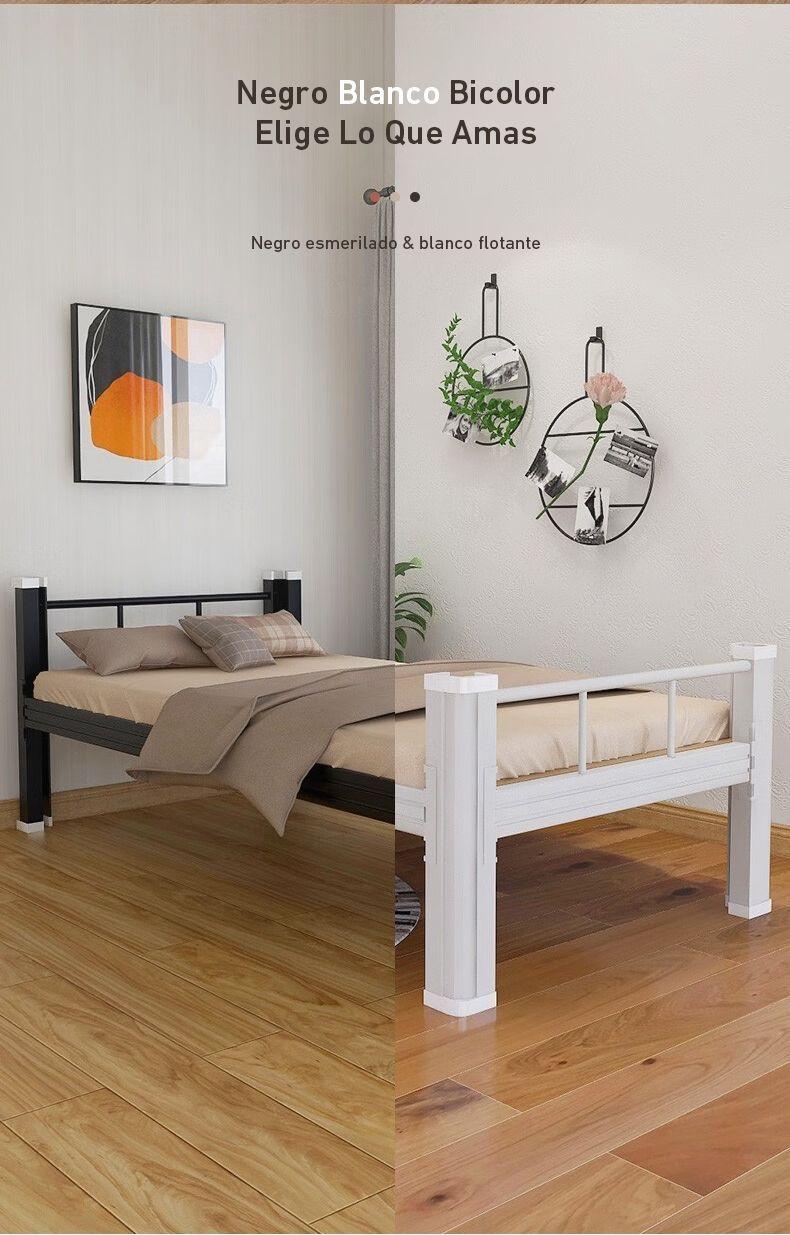 Cama Strong 1.5 plaza negro-4