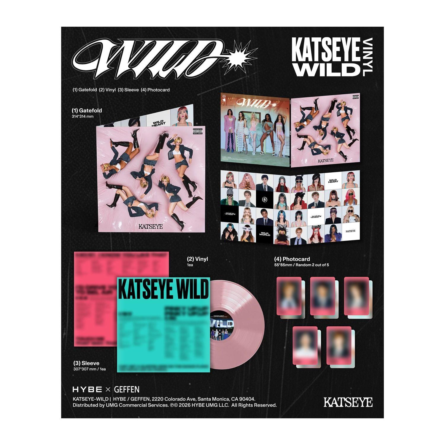 KATSEYE - WILD - Vinilo (LP) Salmon Edición Limitada-3