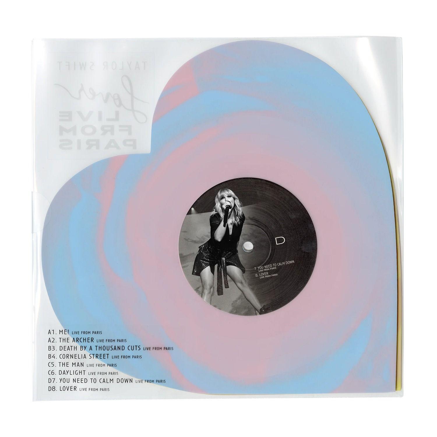 Taylor Swift - Lover - Vinilo Corazon (Live from Paris)-2