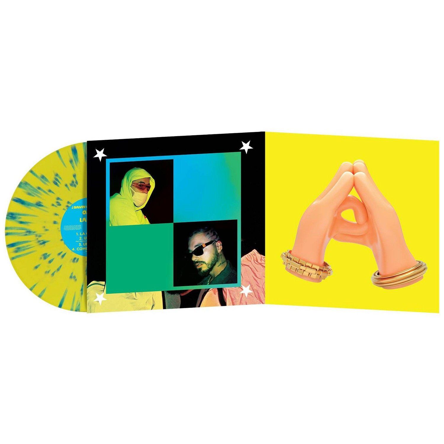 J. Balvin & Bad Bunny - Oasis - Vinilo (LP) Blue & Yellow-3