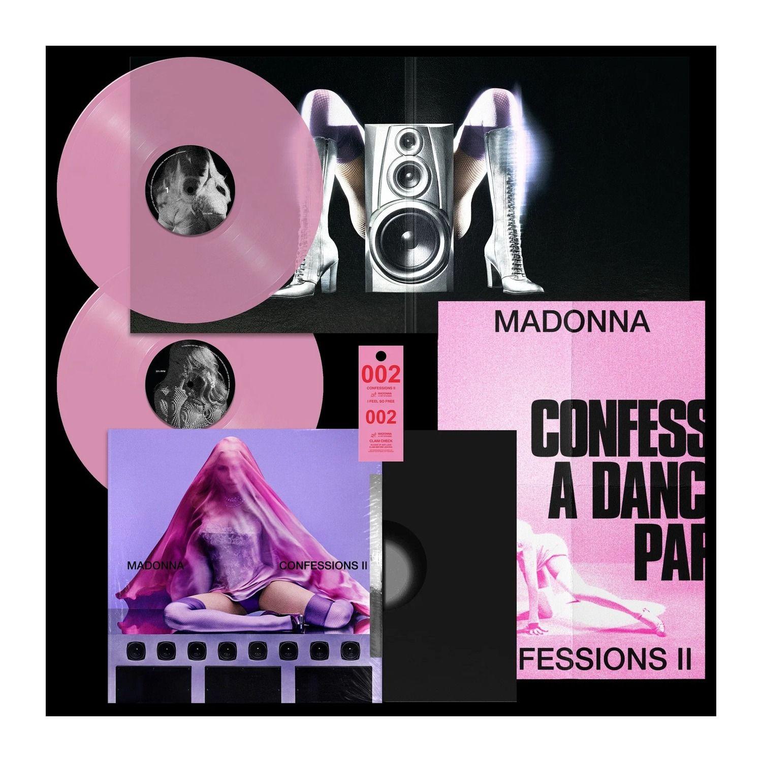 Madonna - Confessions II - Vinilo Translucent Pink-1