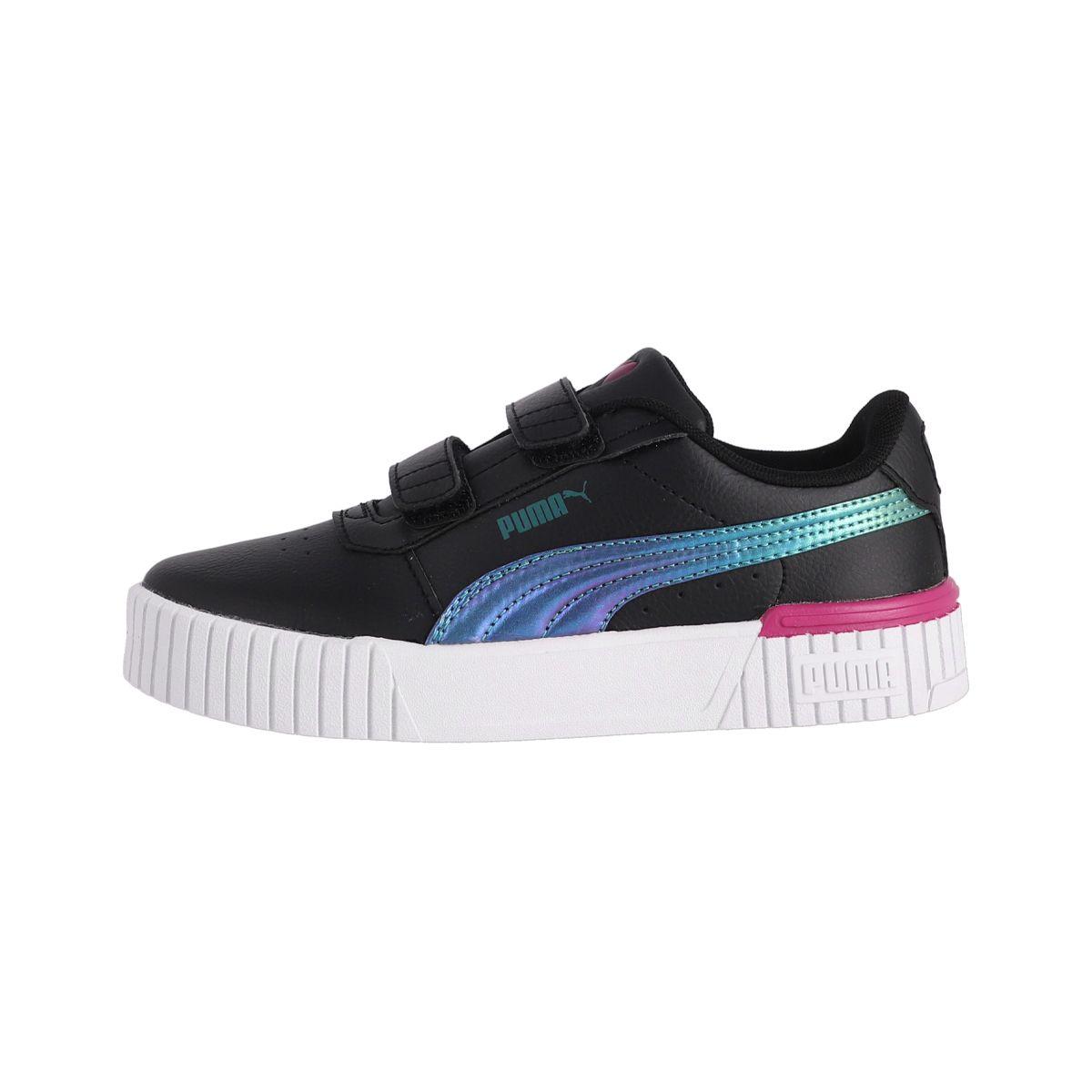 Zapatilla Puma Carina 2.0 Bouncy Sky V Niña Negras/Turquesa-0