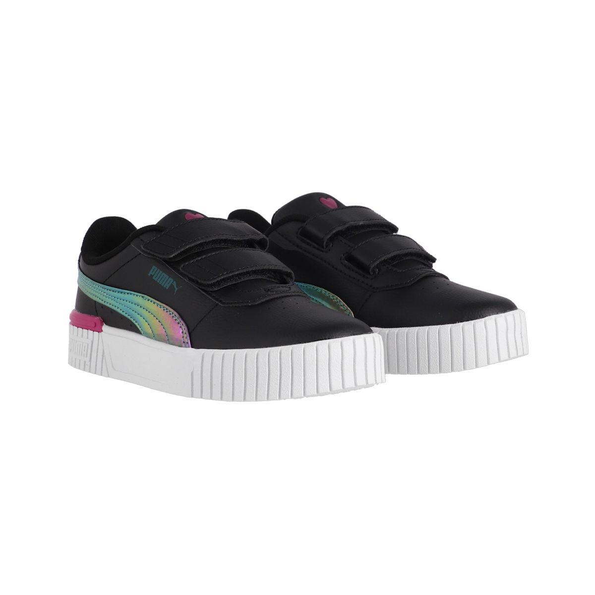 Zapatilla Puma Carina 2.0 Bouncy Sky V Niña Negras/Turquesa-2