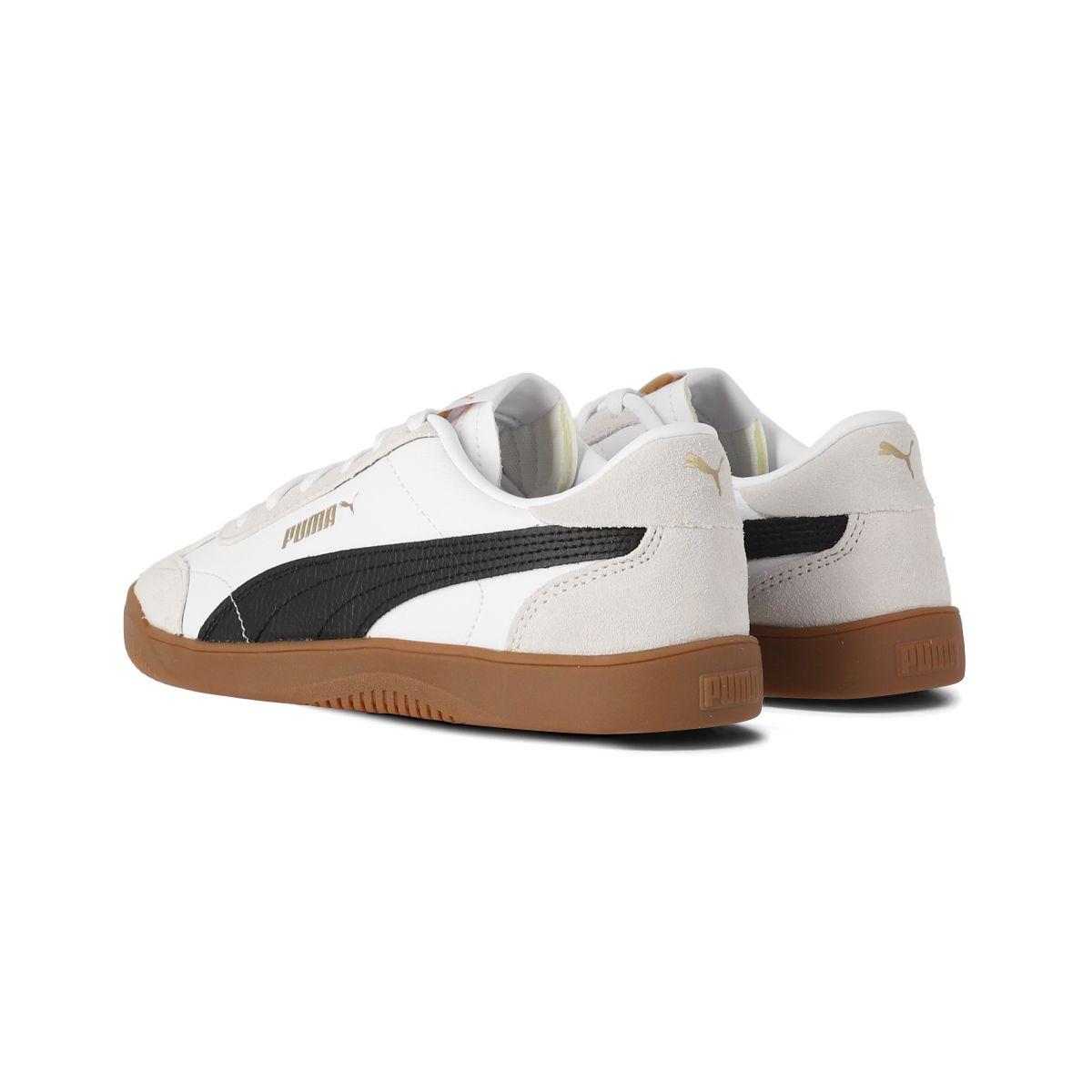 Zapatillas Mujer Club 5v5 Suede Puma Blancas/Negras-3