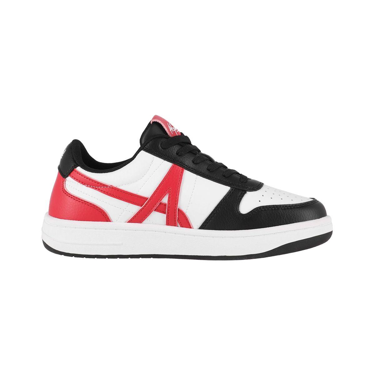 Zapatillas Joven Franklin Alphabet Blancas/Negras/Rojas-0