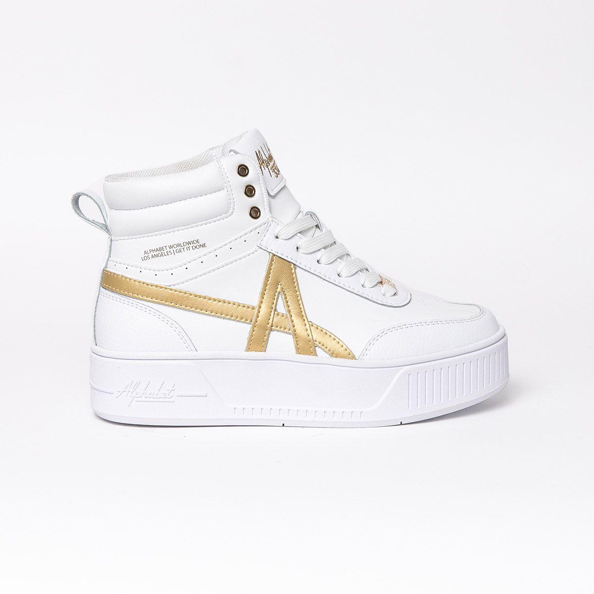 Zapatillas ALPHABET Dorado Mujer Cloud Walk High  334-0