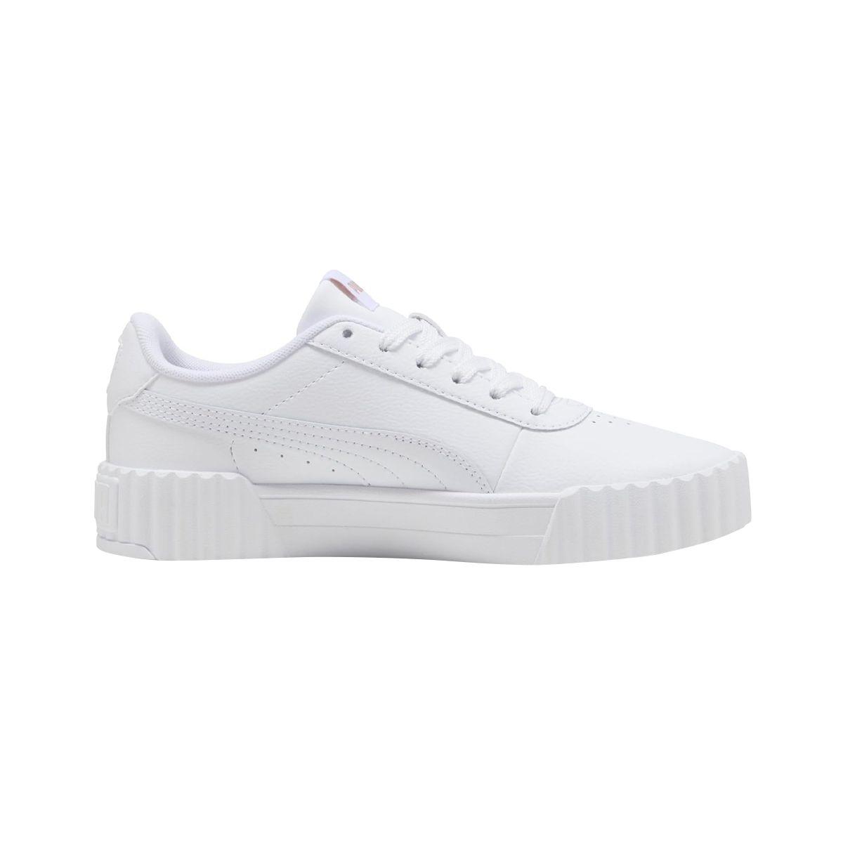 Zapatillas Urbanas Puma Carina 3.0 Mujer Blancas-1