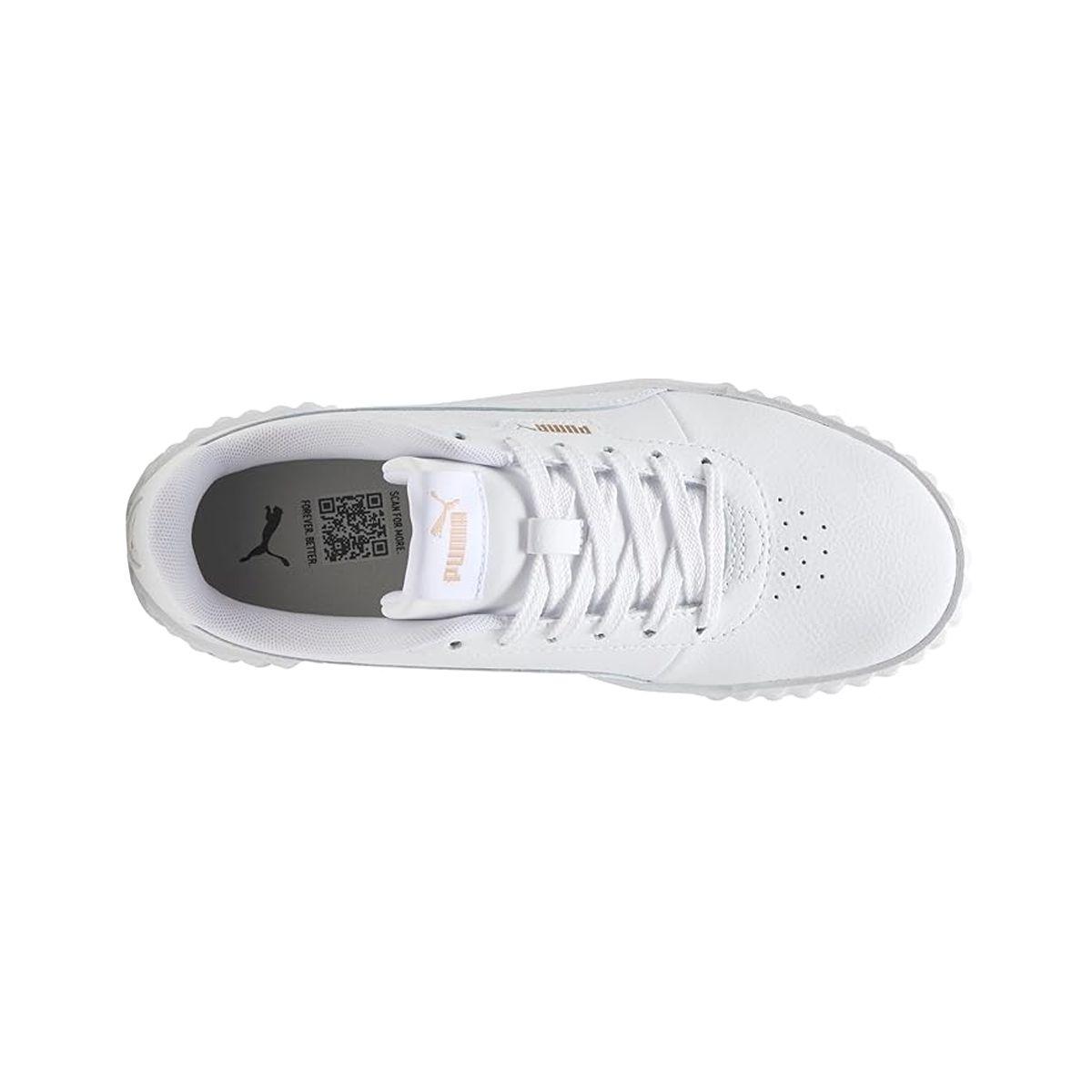 Zapatillas Urbanas Puma Carina 3.0 Mujer Blancas-4