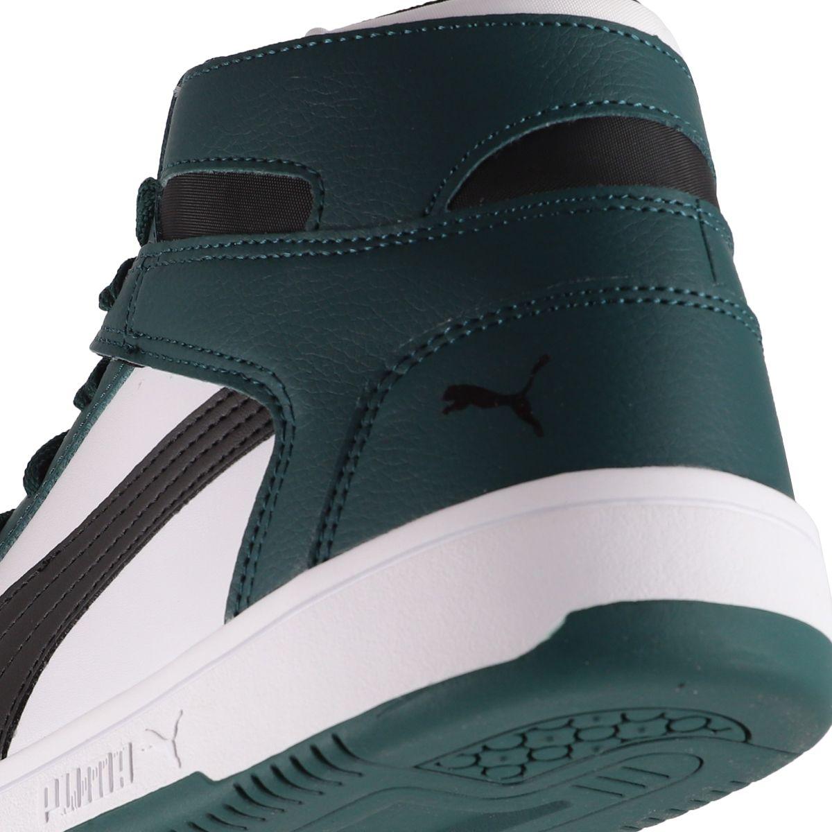Zapatilla Puma Rebound LayUp SL Hombre Verdes/Blancas/Negras-5