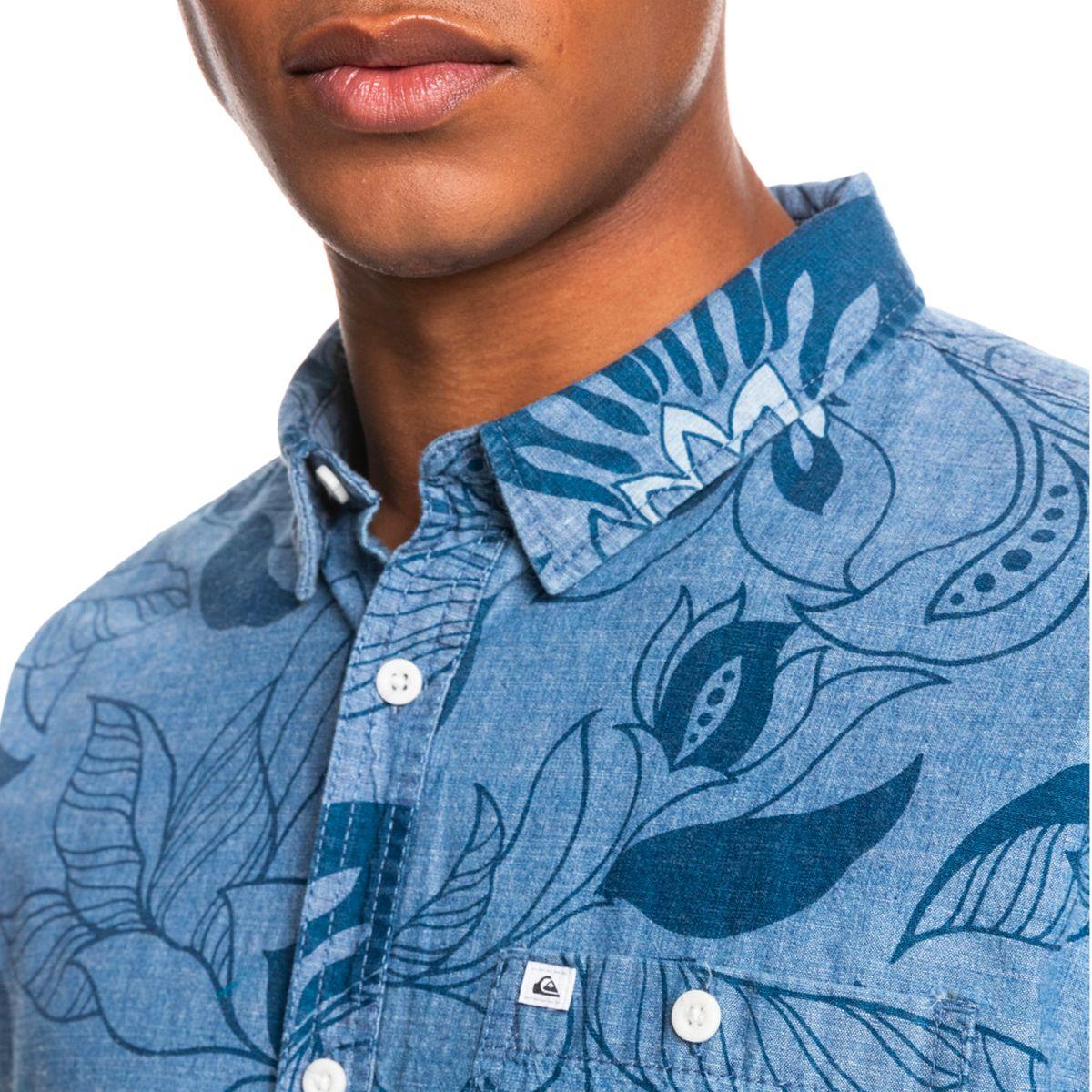 Camisa Quiksilver Groveler Hombre Denim-3