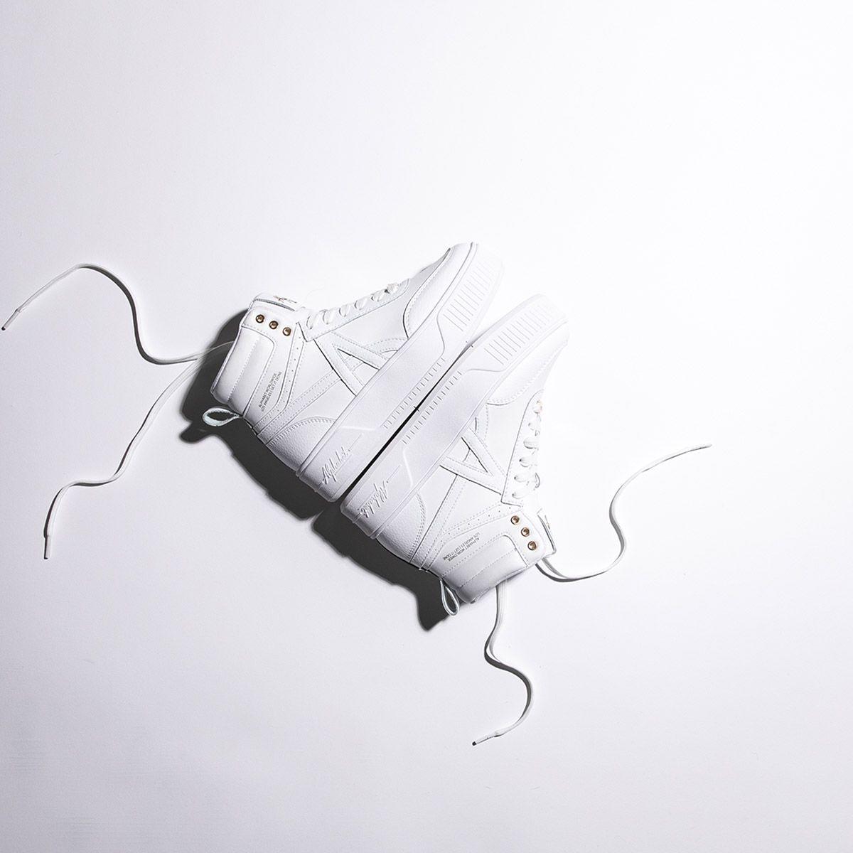 Zapatillas ALPHABET Blanca Mujer Cloud Walk High  334-1