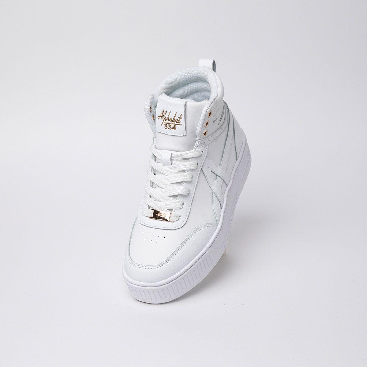 Zapatillas ALPHABET Blanca Mujer Cloud Walk High  334-4