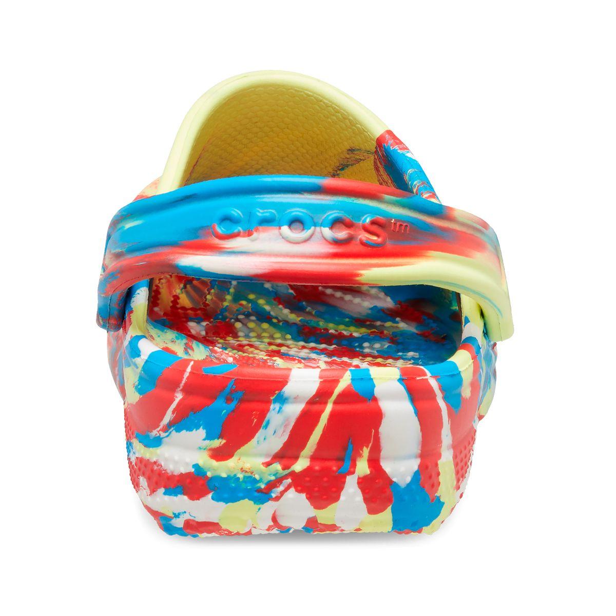 Zueco Crocs Classic Marbled Unisex Sulphur/Multi-4