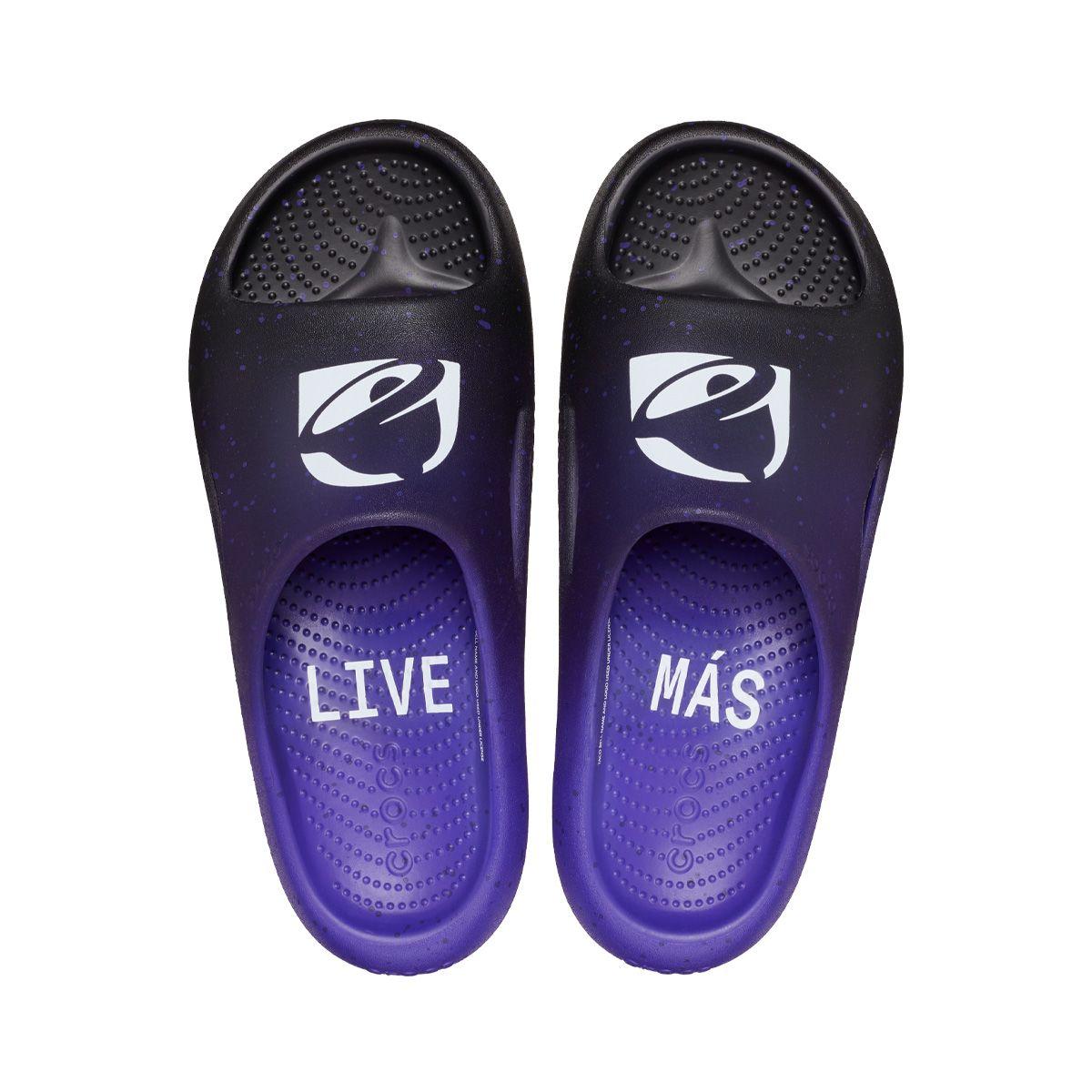 Sandalia Crocs x Taco Bell Unisex Mellow Ultraviolet-4