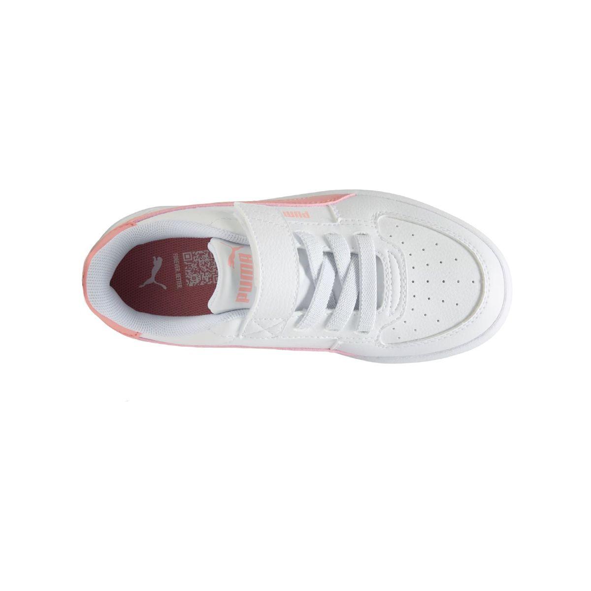 Zapatillas Niñas Caven 2.0 Puma Blancas/Rosadas-4