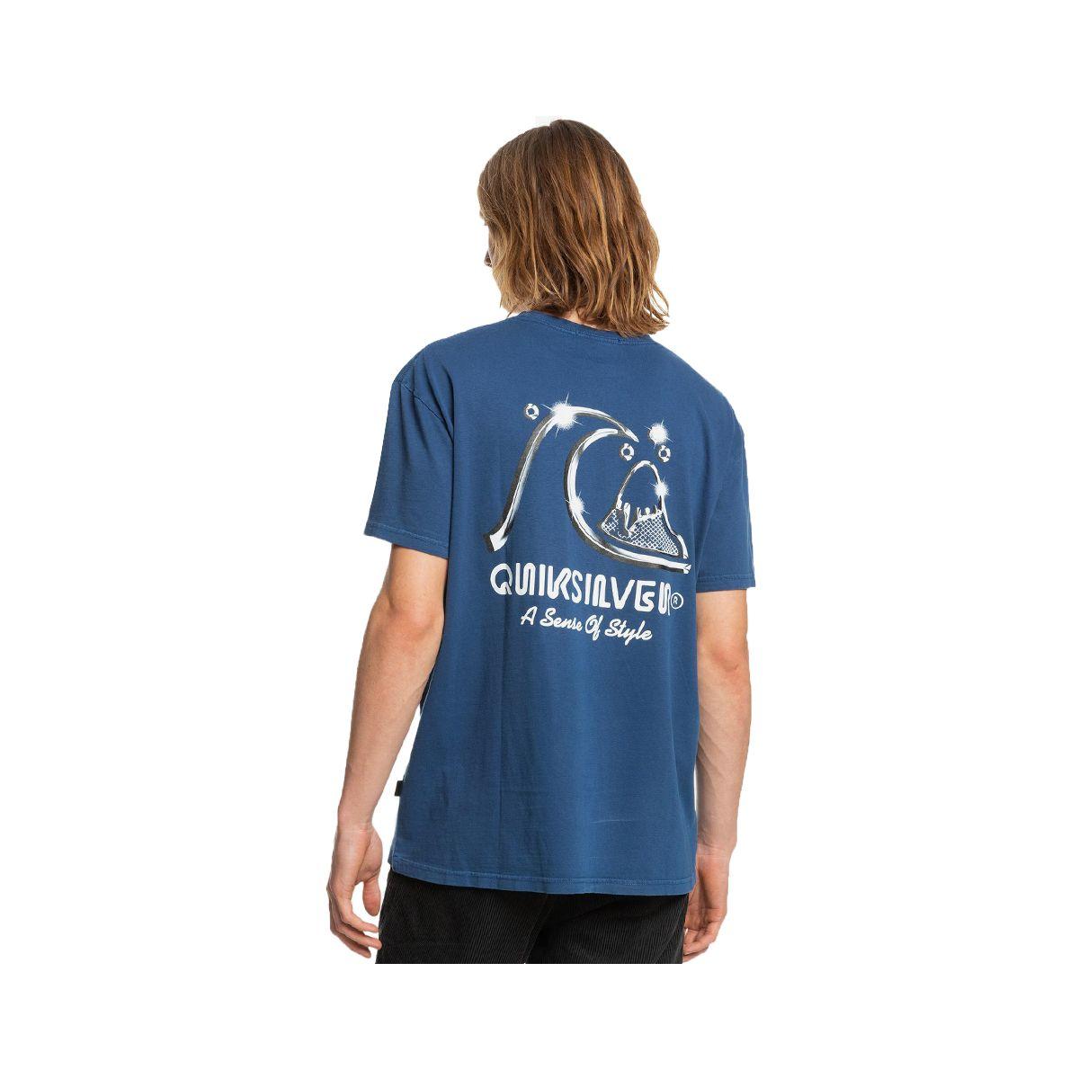 Polera Quiksilver Platinum  Hombre Blue-2