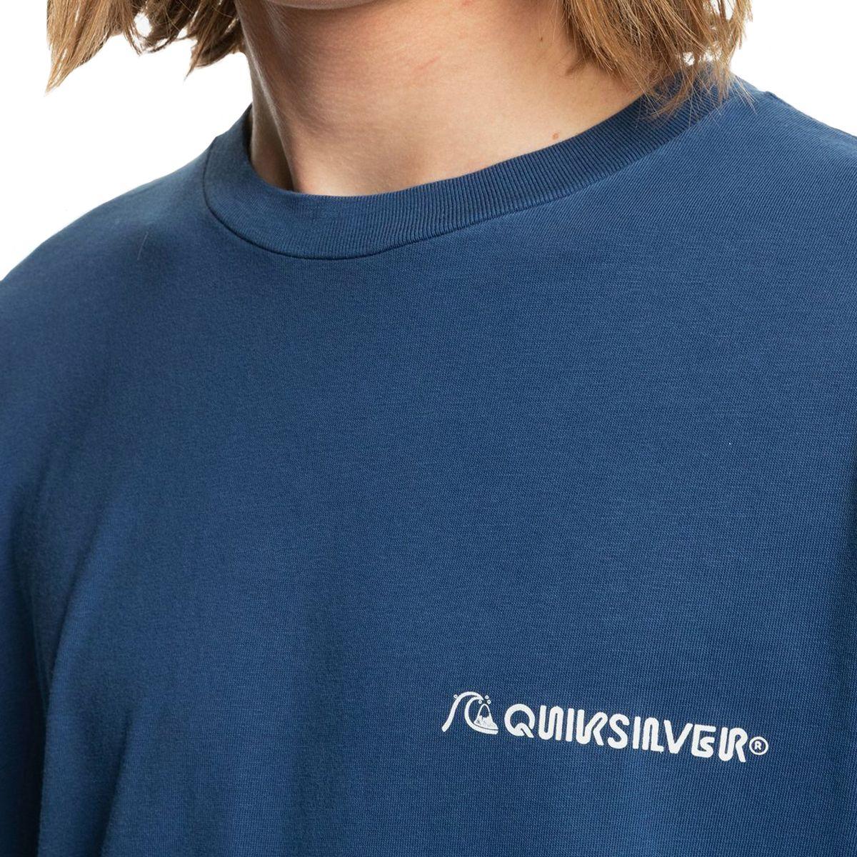 Polera Quiksilver Platinum  Hombre Blue-4