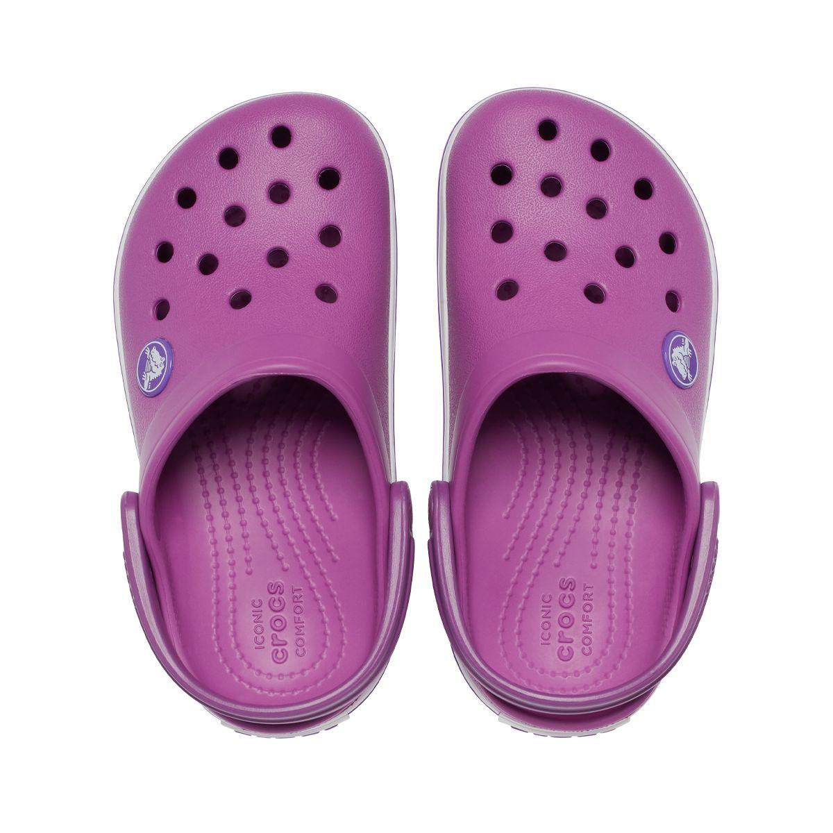 Zueco Crocs Crocband Niña Viola-5