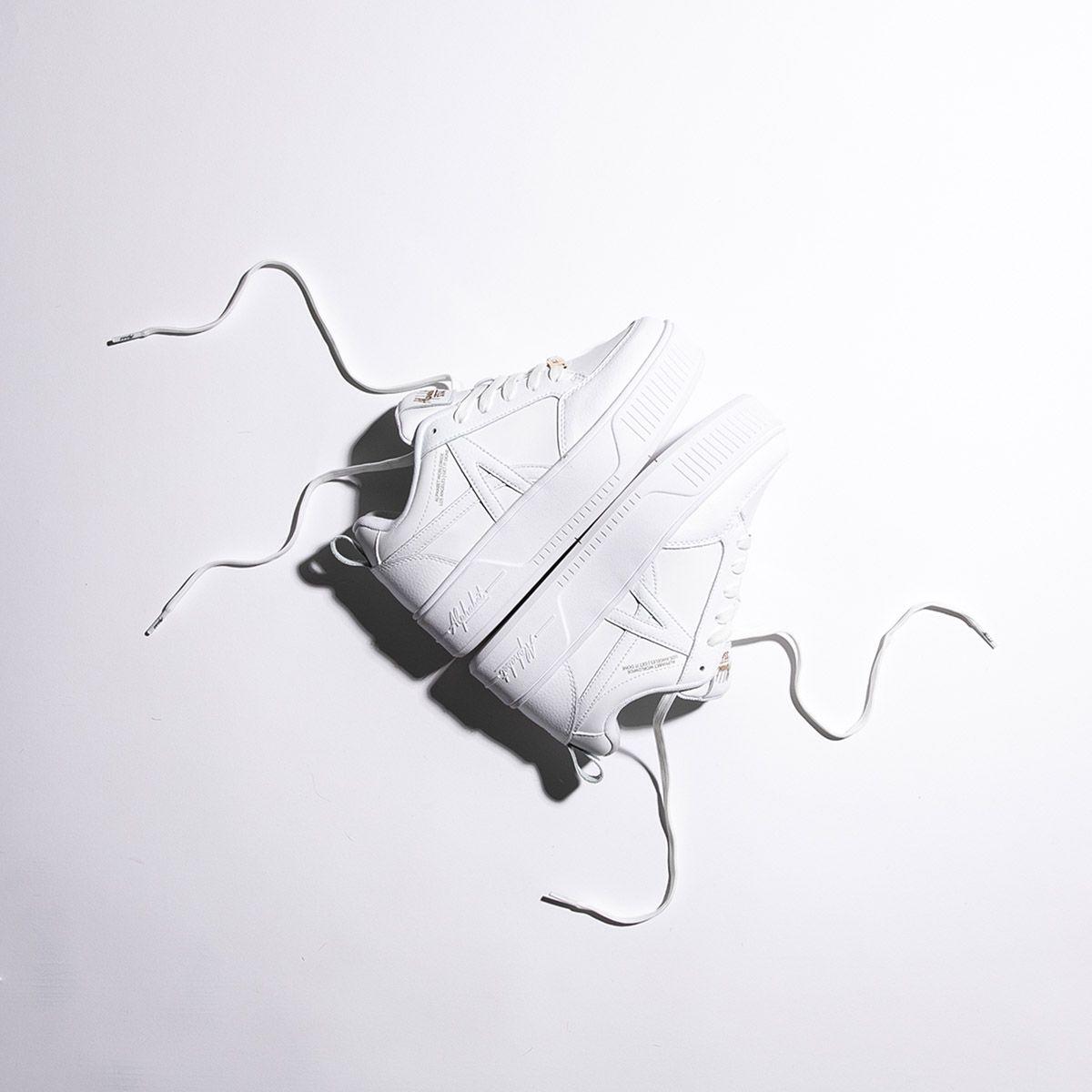 Zapatillas ALPHABET Blanca Mujer Cloud Walk Low 334-1