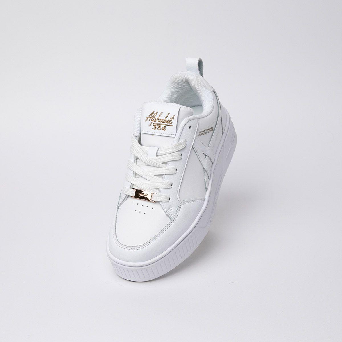 Zapatillas ALPHABET Blanca Mujer Cloud Walk Low 334-4