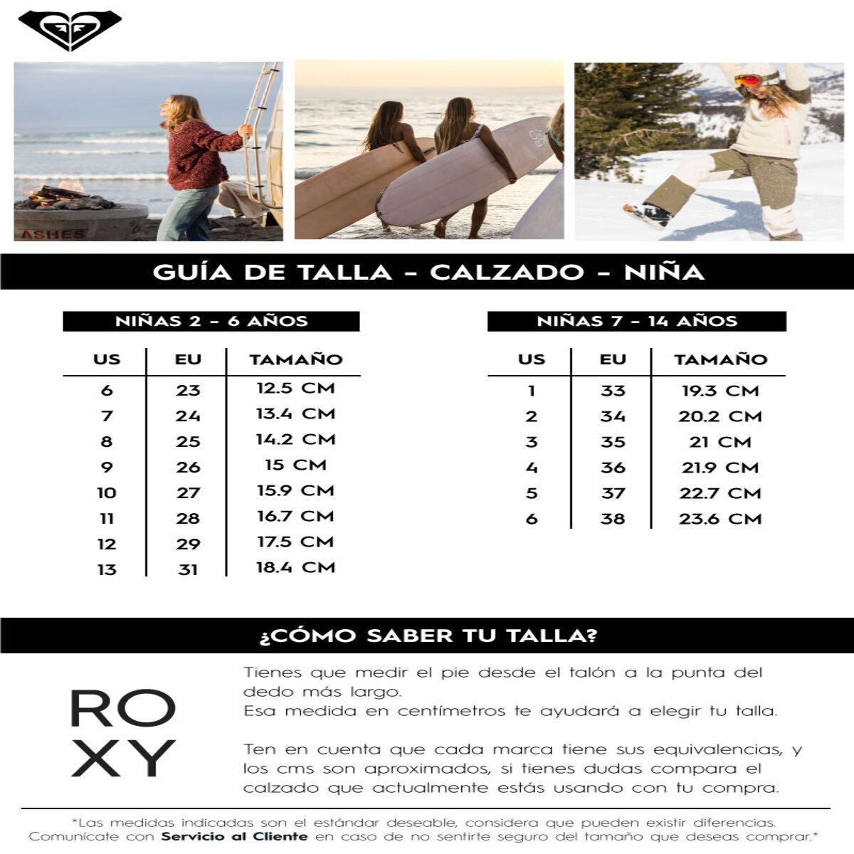 Sandalia Roxy Vista Niñas Black-4