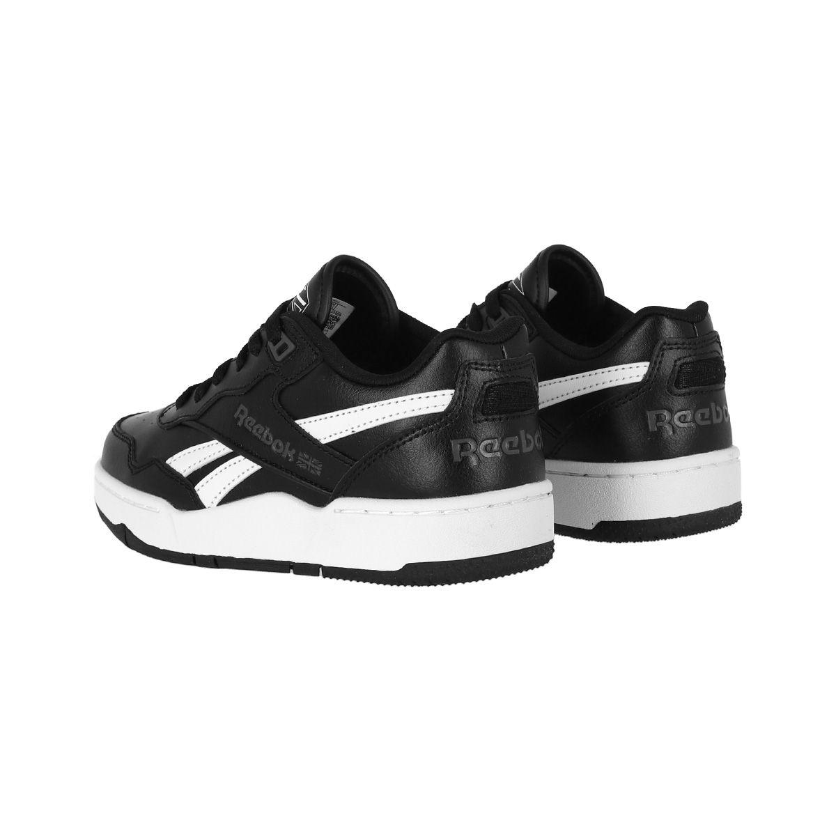Zapatilla Reebok BB 4000 II Niño Negras/Blancas-3