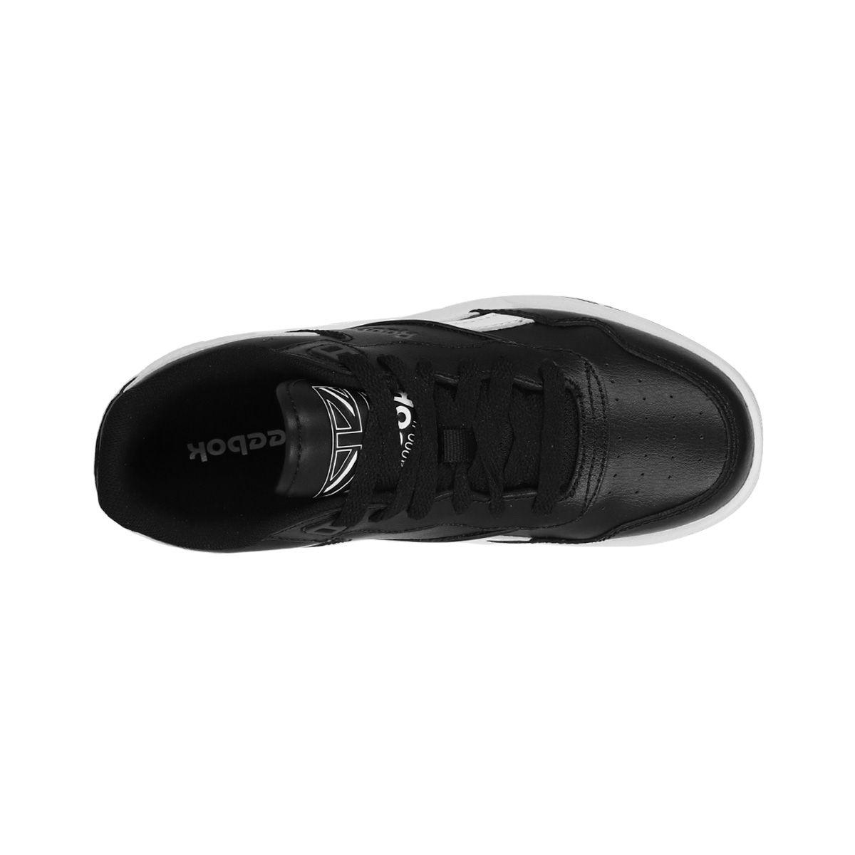 Zapatilla Reebok BB 4000 II Niño Negras/Blancas-4