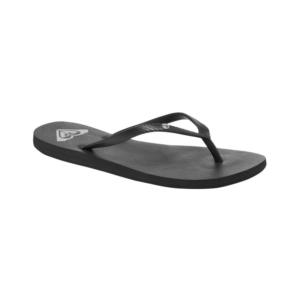 Sandalia Roxy Flip Flops Mujer Black-0