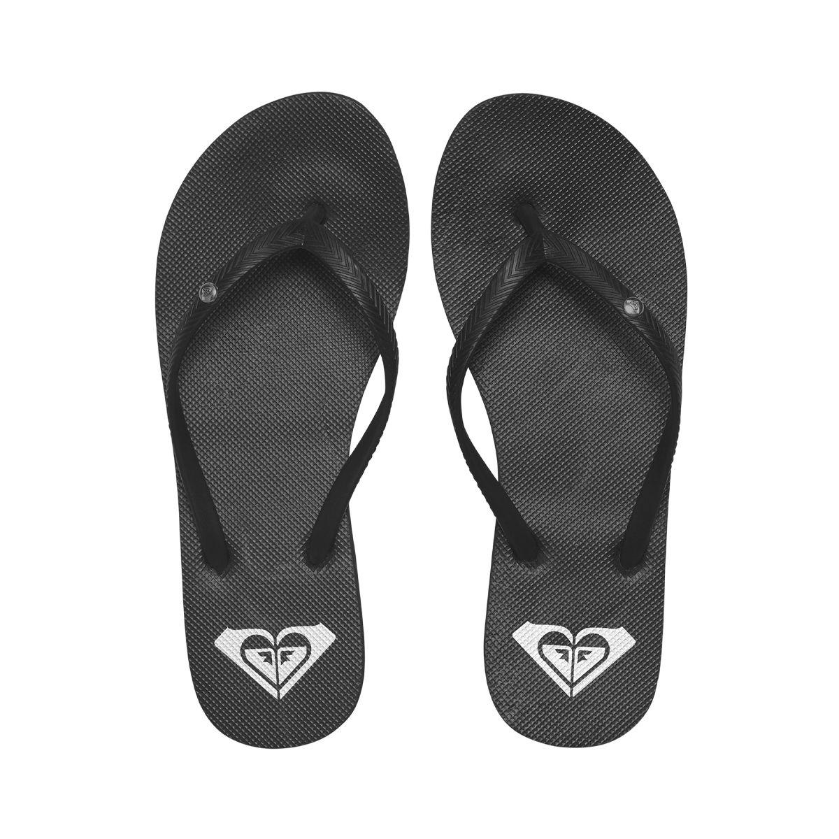 Sandalia Roxy Flip Flops Mujer Black-1