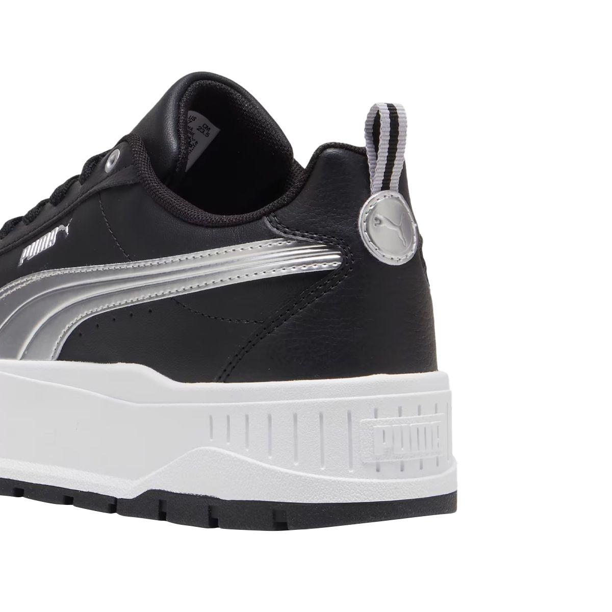 Zapatillas Puma Karmen II Metallic Dream Mujer Negra/Plata-3