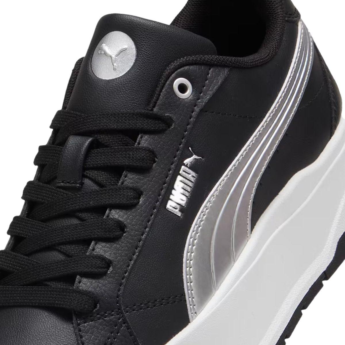 Zapatillas Puma Karmen II Metallic Dream Mujer Negra/Plata-5
