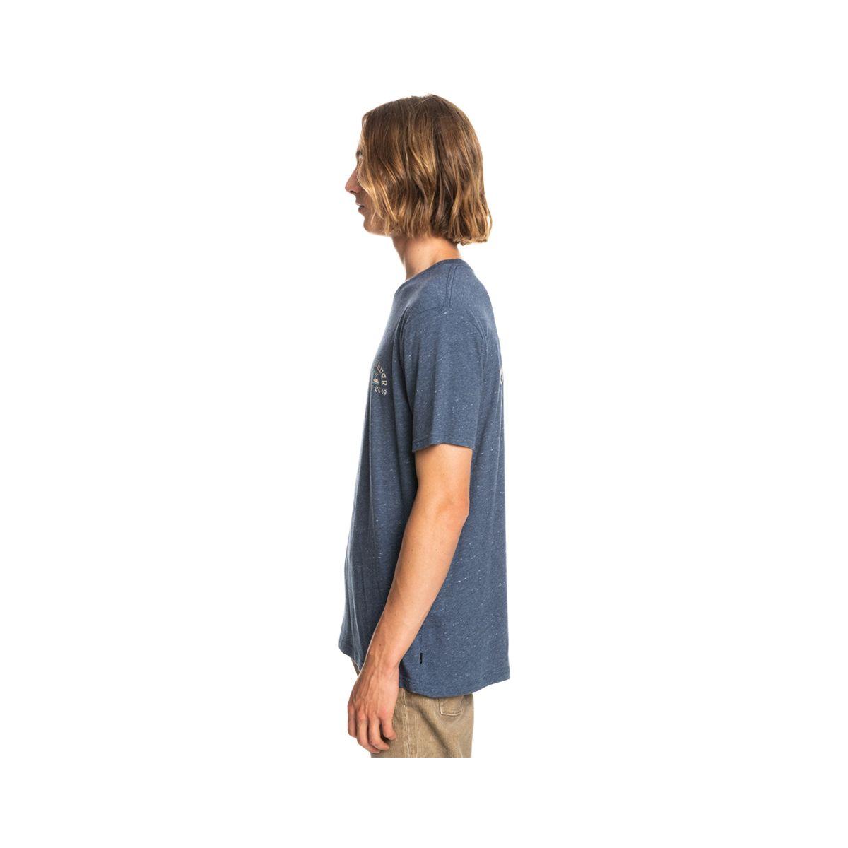 Polera Quiksilver Bay Of Plenty Hombre Insignia Blue Heather-1