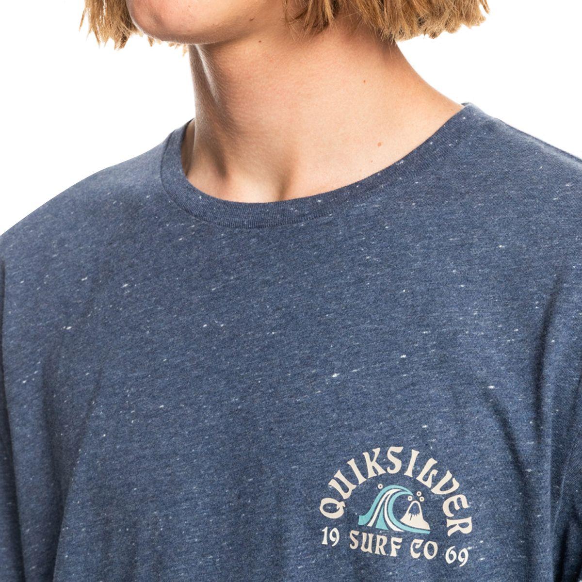 Polera Quiksilver Bay Of Plenty Hombre Insignia Blue Heather-3