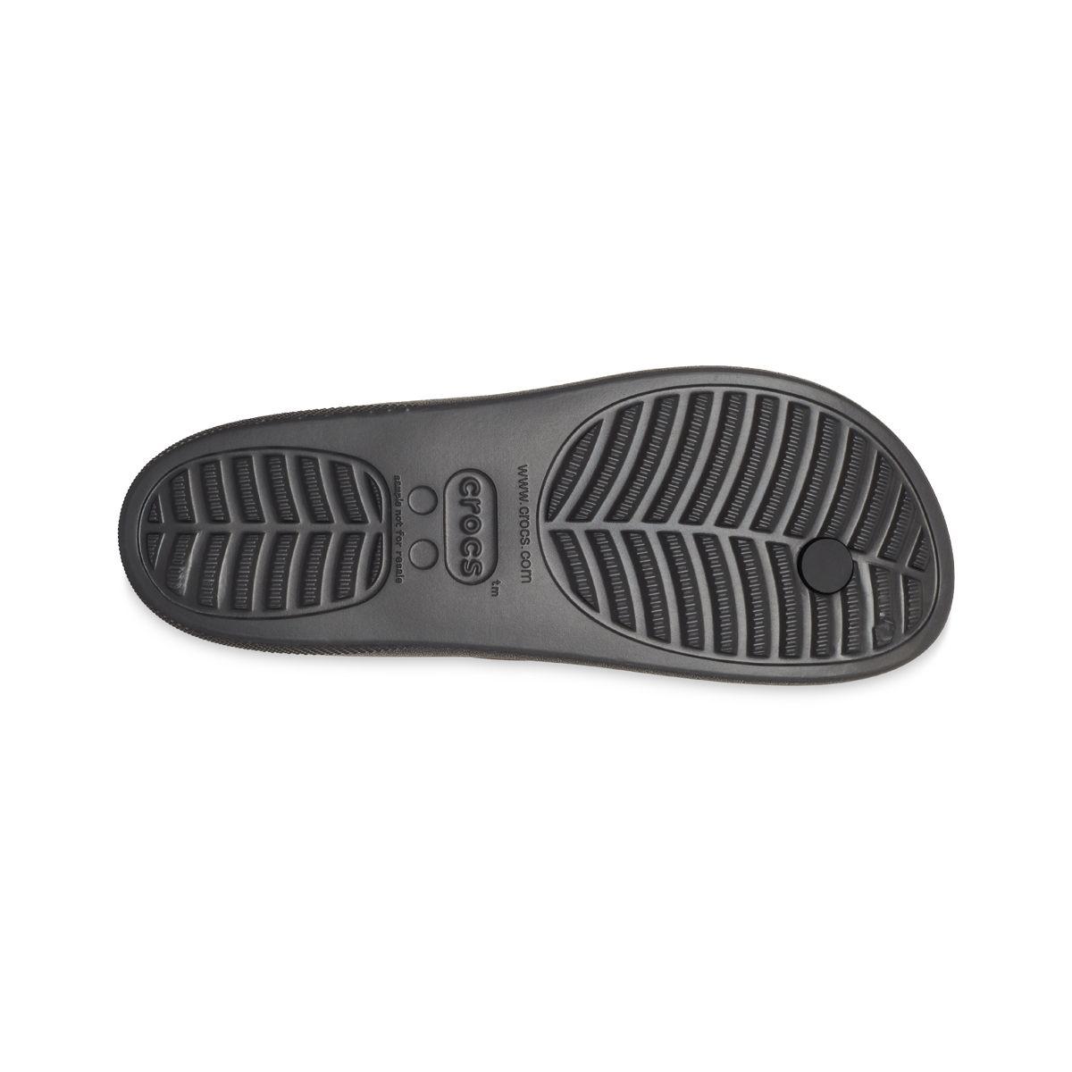 Sandalia Crocs Classic Platform Flip Flop Mujer Black-3