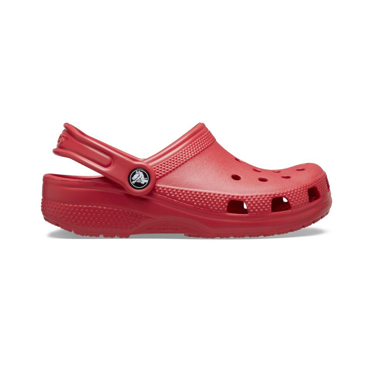 Zueco Crocs Classic Niño Varsity Red-1