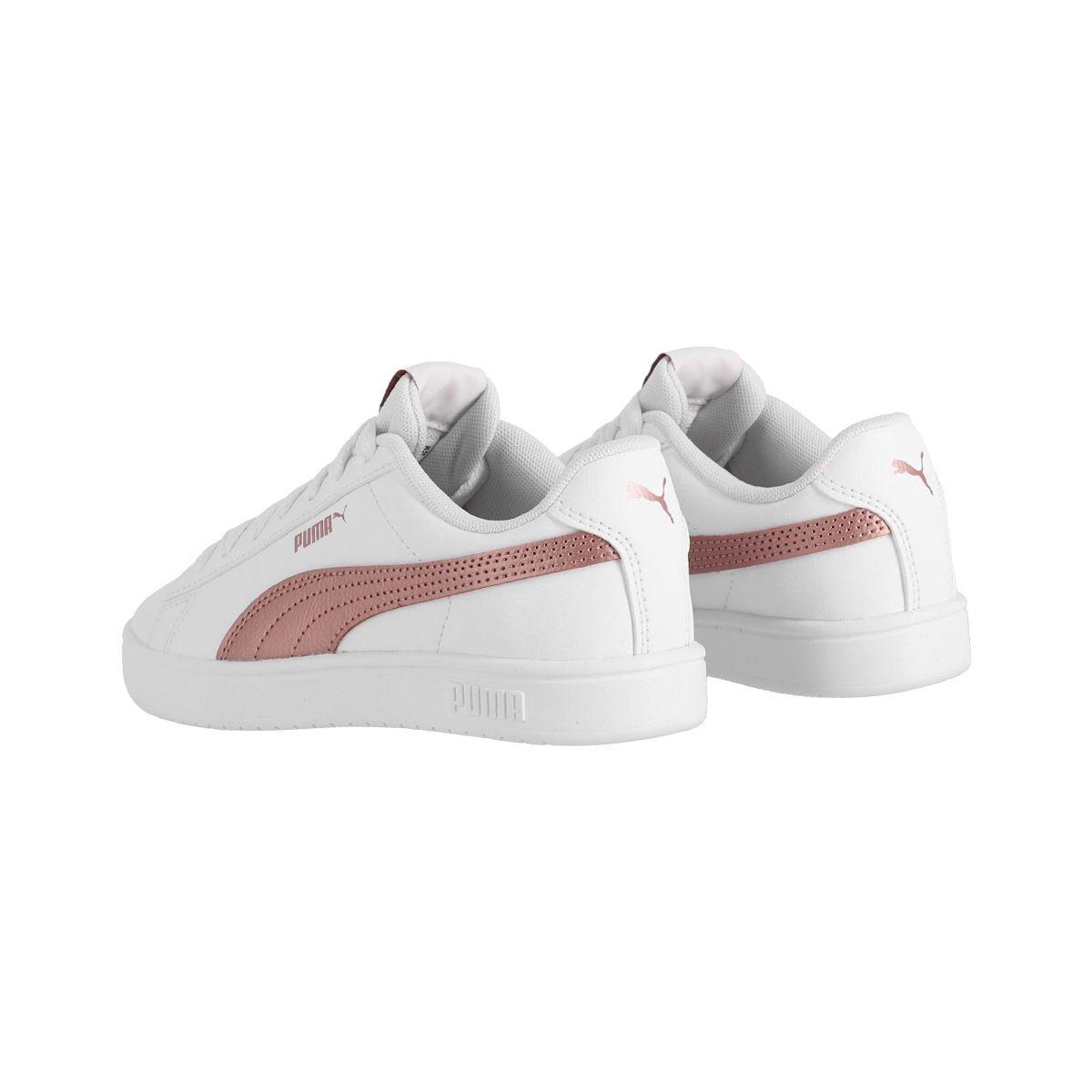 Zapatilla Puma Rickie Classic Joven Blancas/Rosadas-3