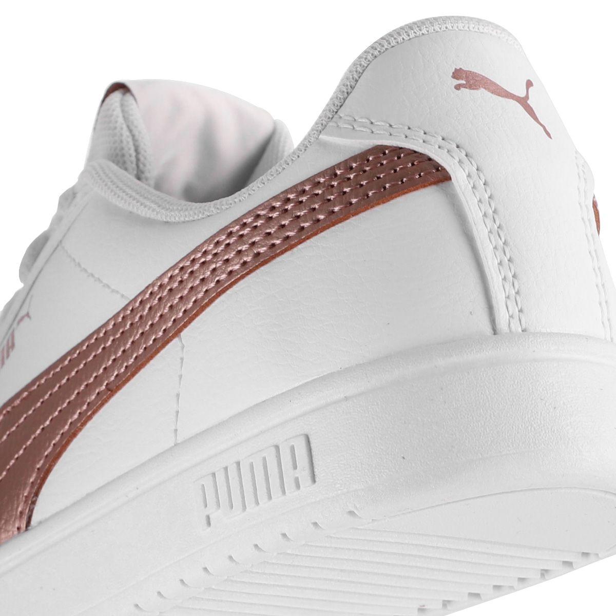 Zapatilla Puma Rickie Classic Joven Blancas/Rosadas-5