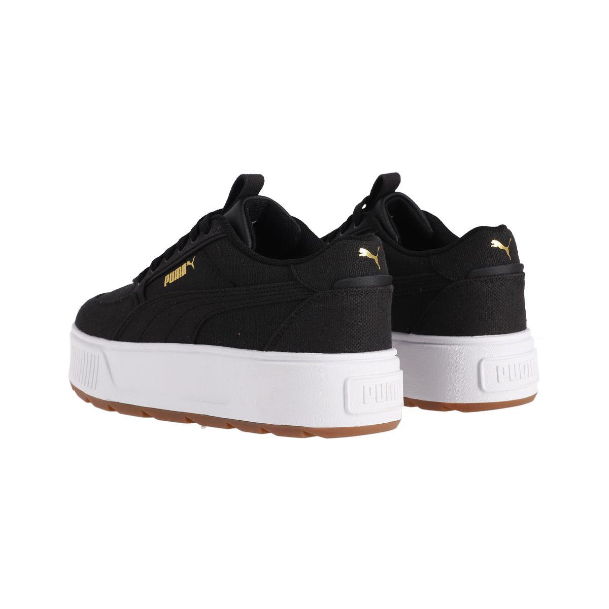 Zapatilla Puma Karmen Rebelle Canvas Mujer Negras/Blancas-3