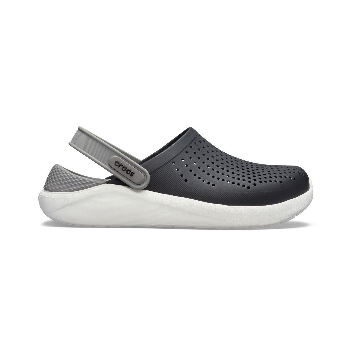 Zueco Crocs LiteRide Unisex Black/Smoke-1