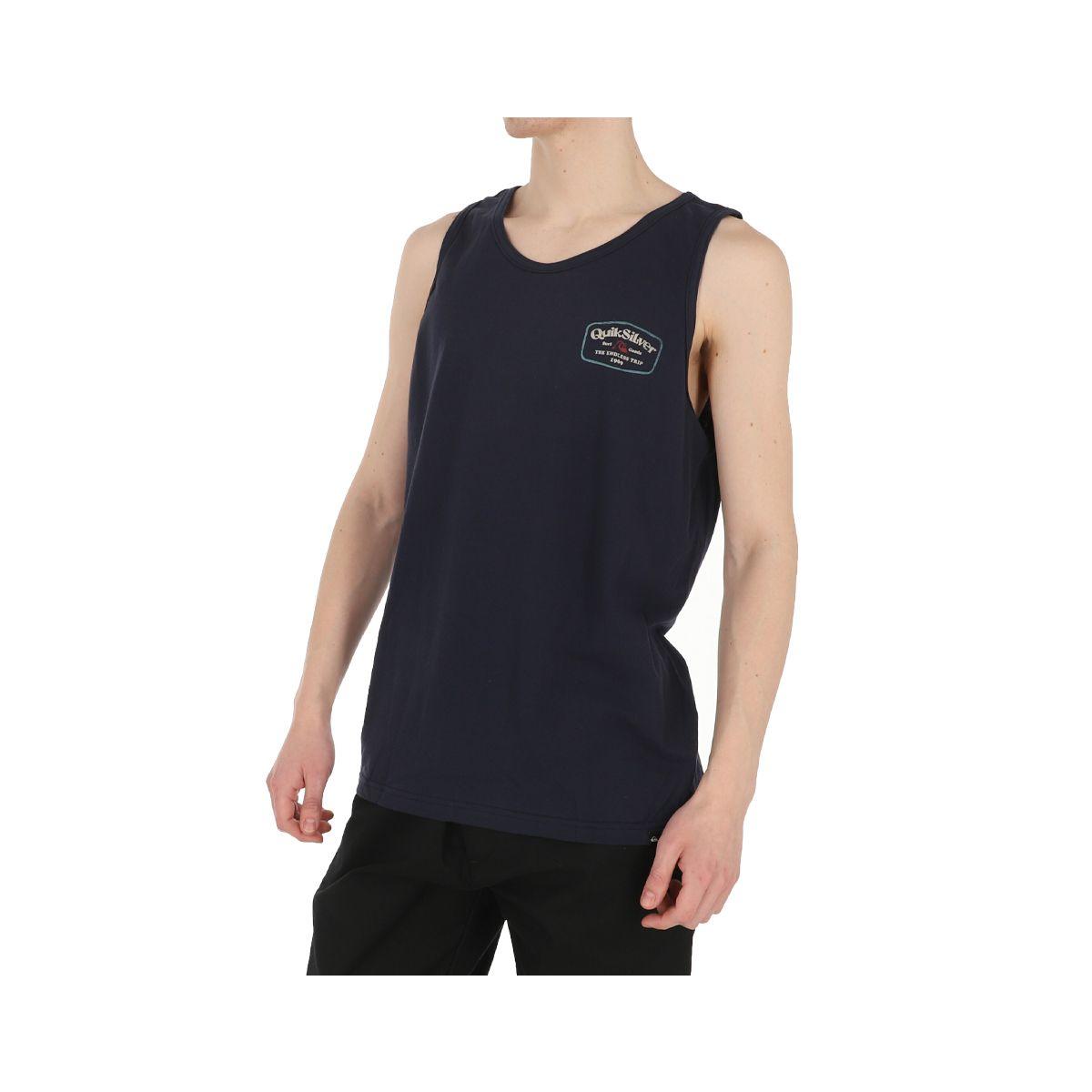 Polera Quiksilver Into Clouds Hombre Navy Blazer-1