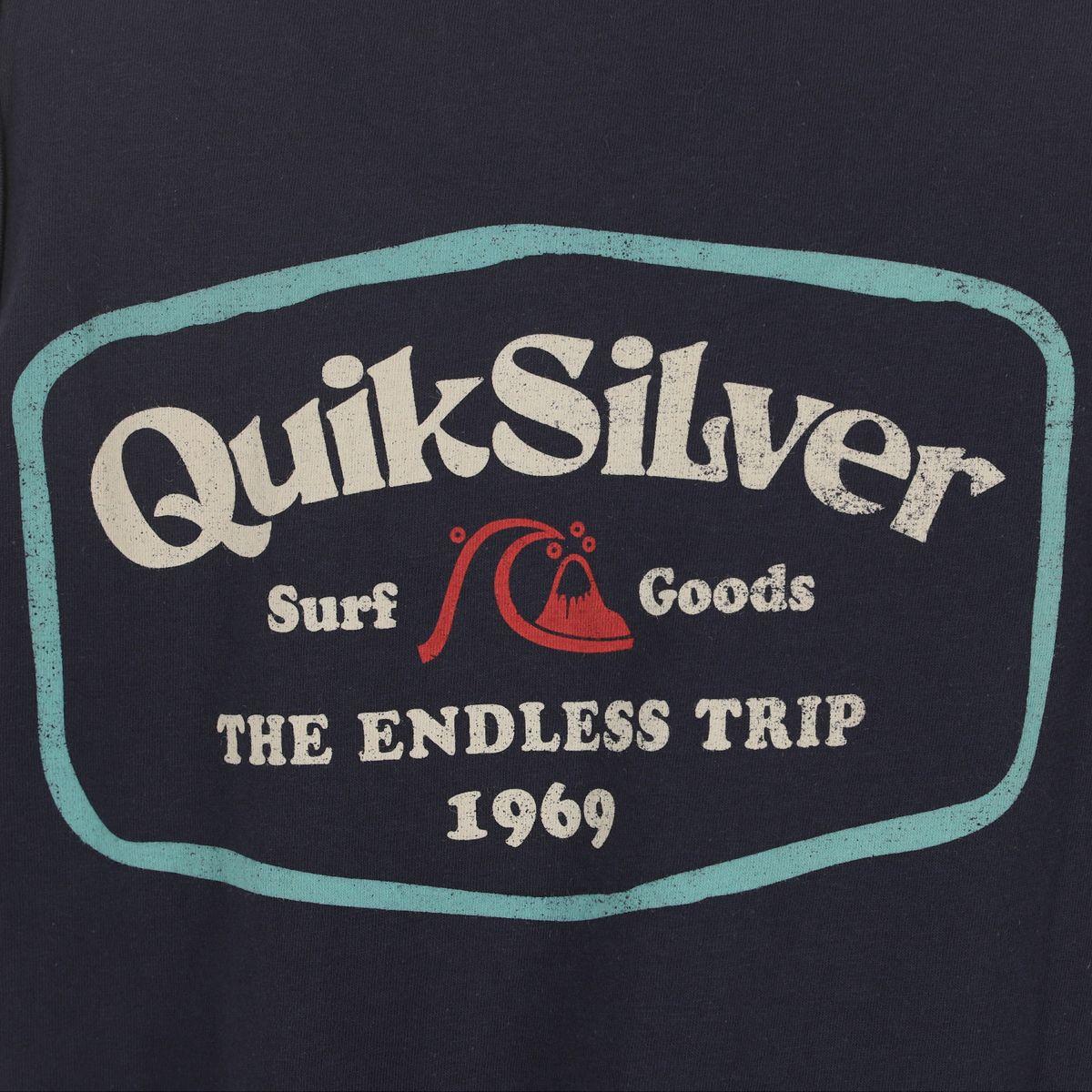 Polera Quiksilver Into Clouds Hombre Navy Blazer-4