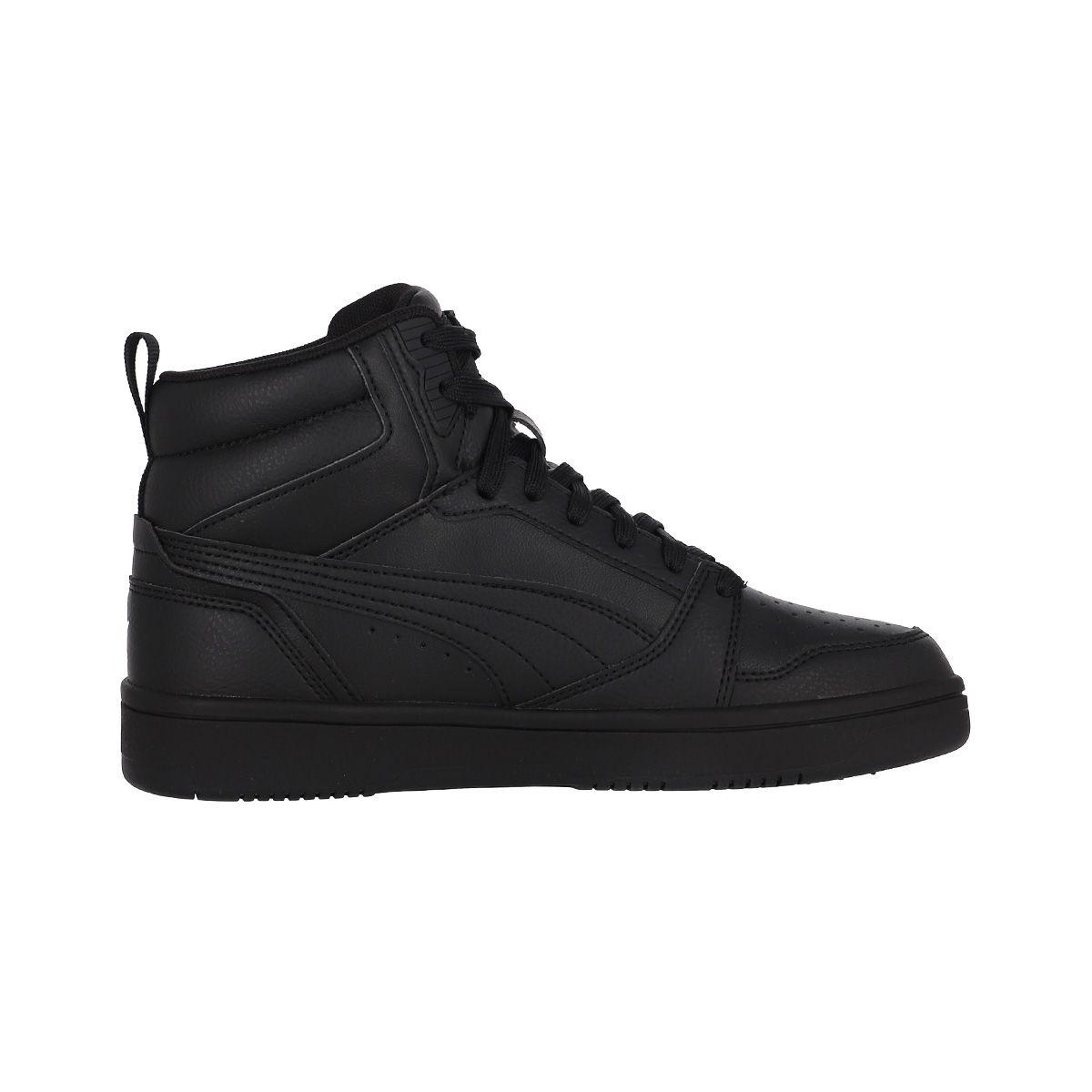 Zapatilla Puma  Rebound V6 Mid Joven Negro-1